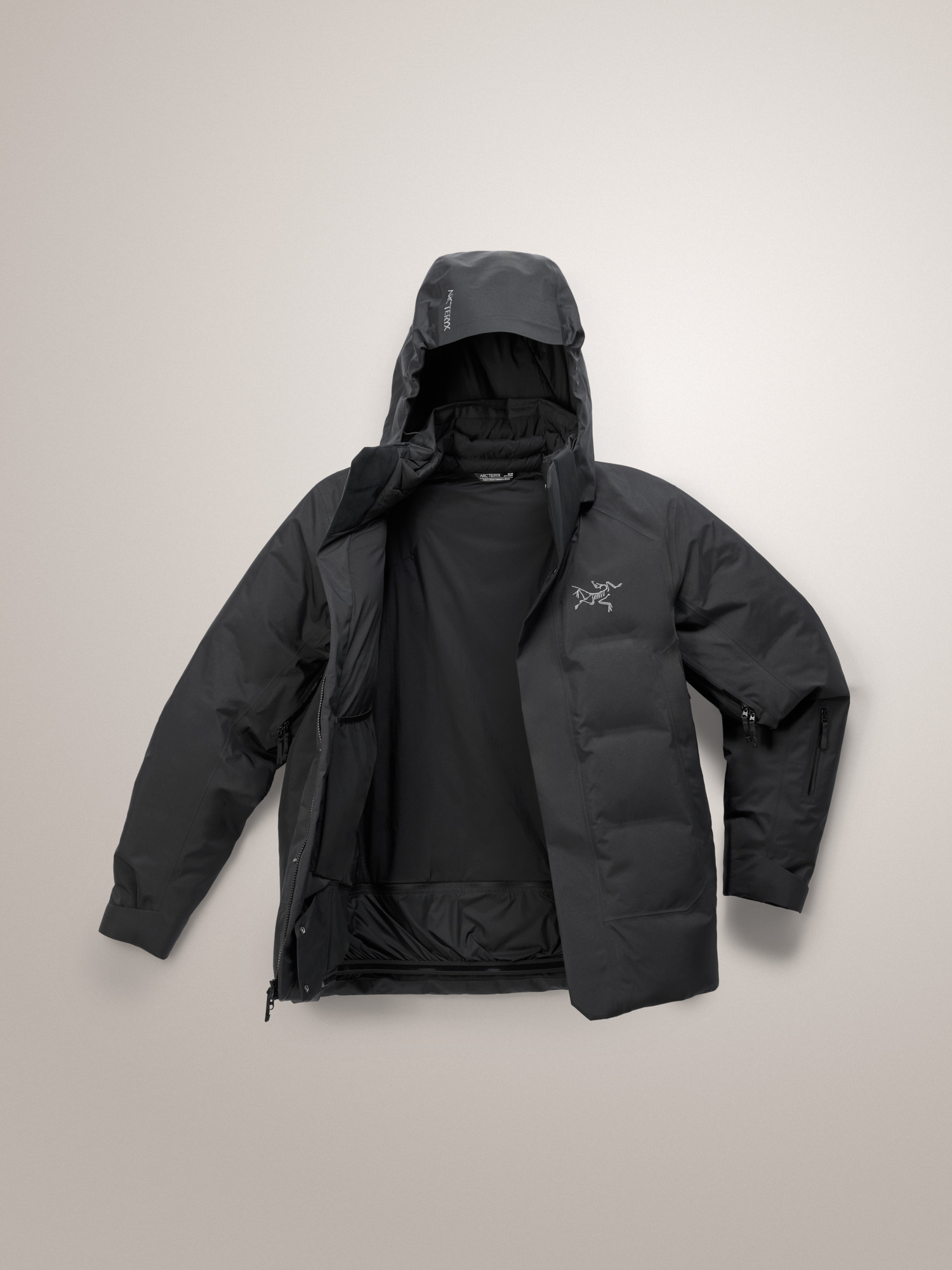 Fissile SV Down Jacket Black Flat