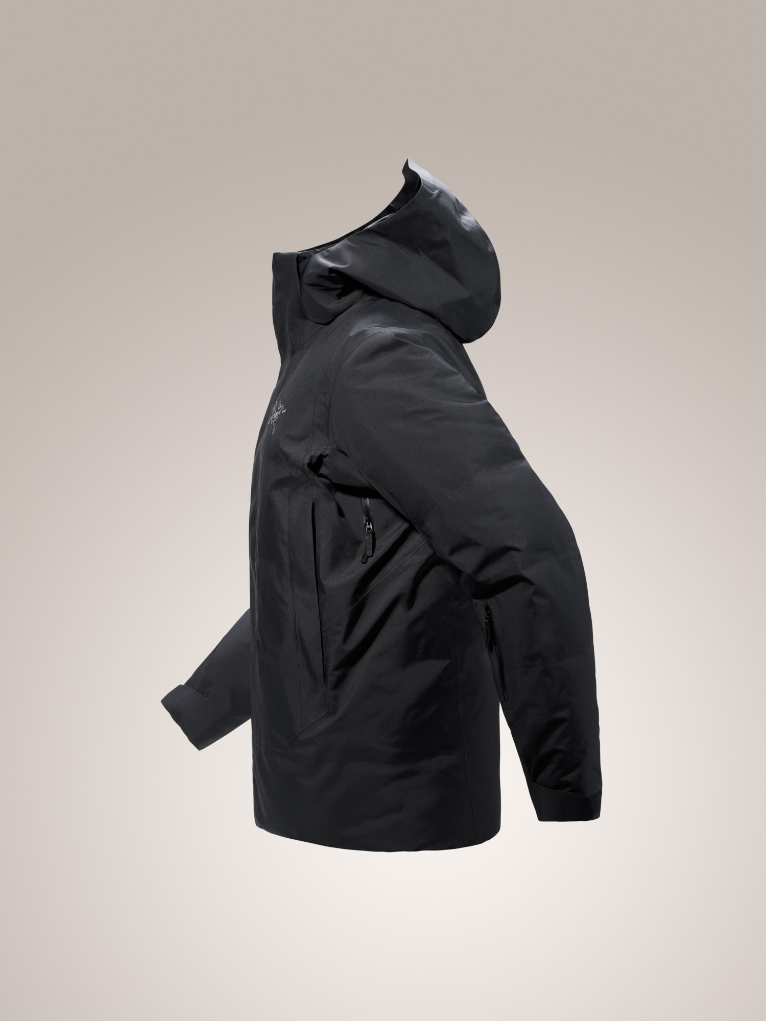 Fissile SV Down Jacket Black Profile