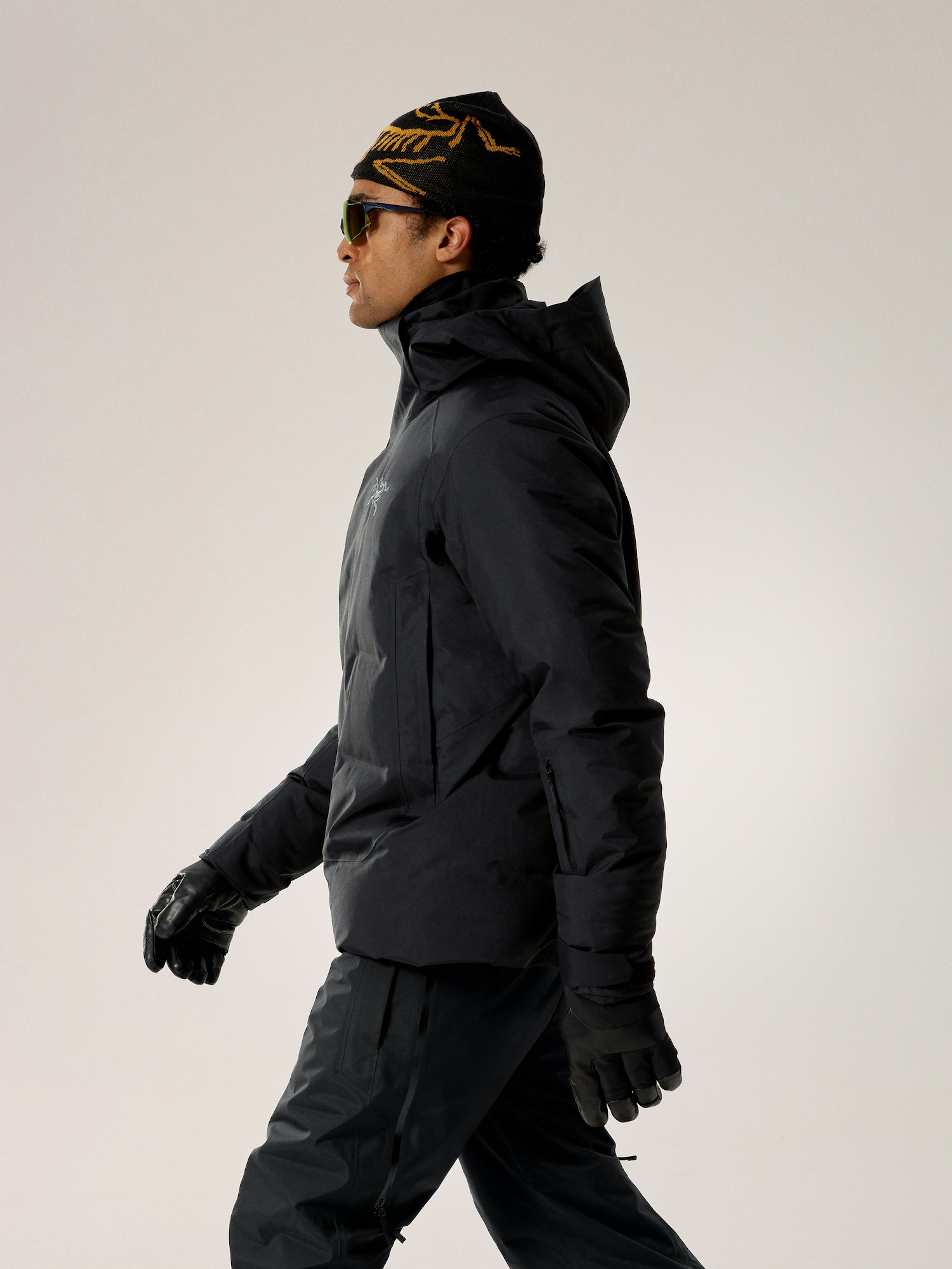 Fissile SV Down Jacket Black Side View