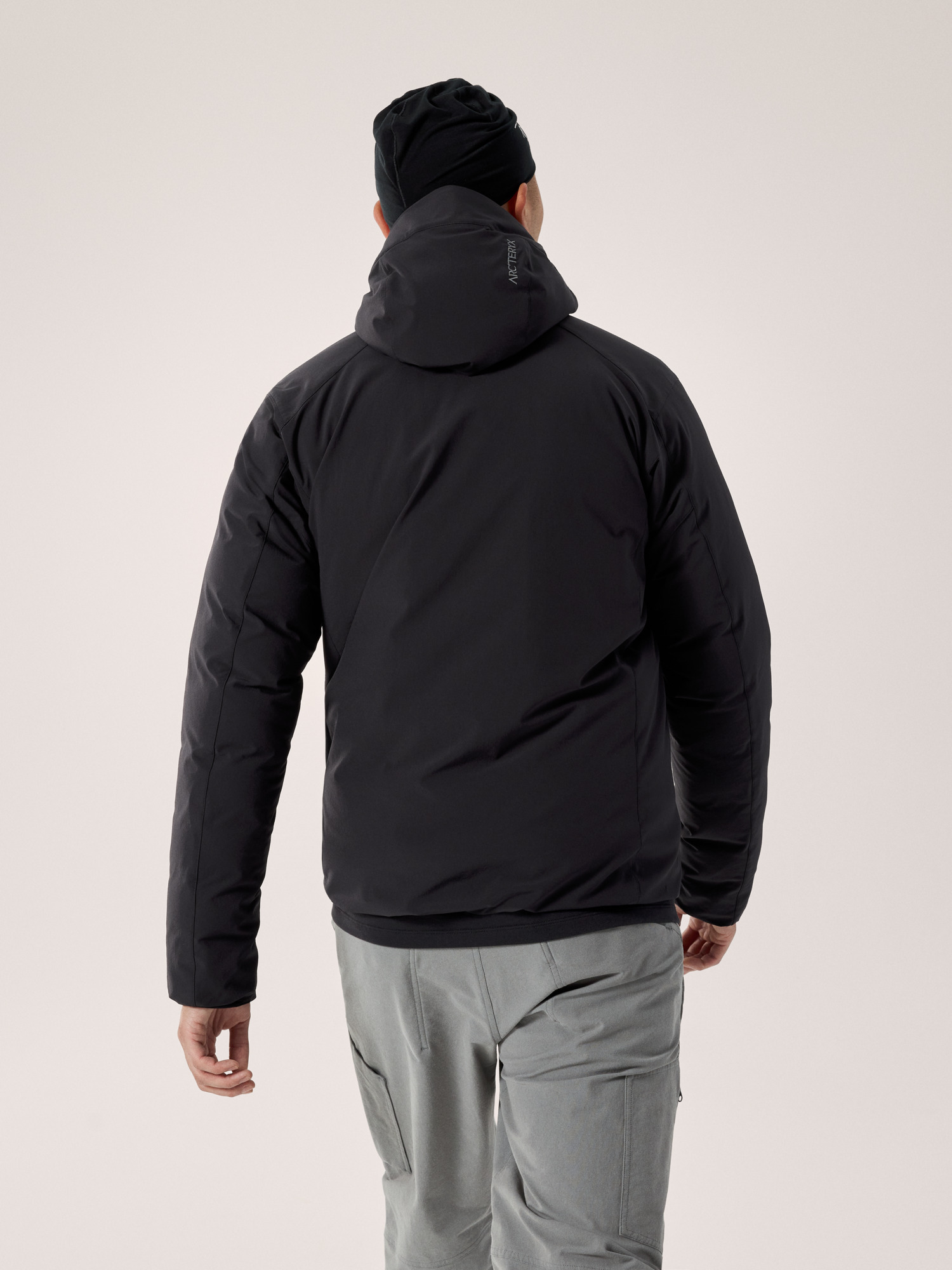 Epsilon Down Hoody Black Back View