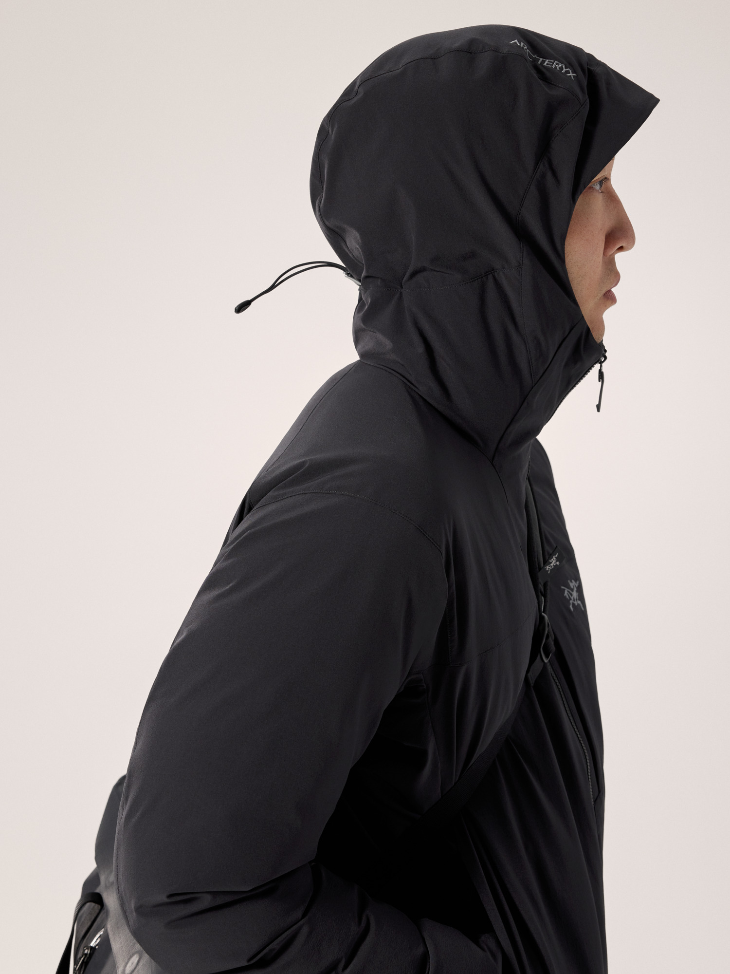Epsilon Down Hoody Black Hood