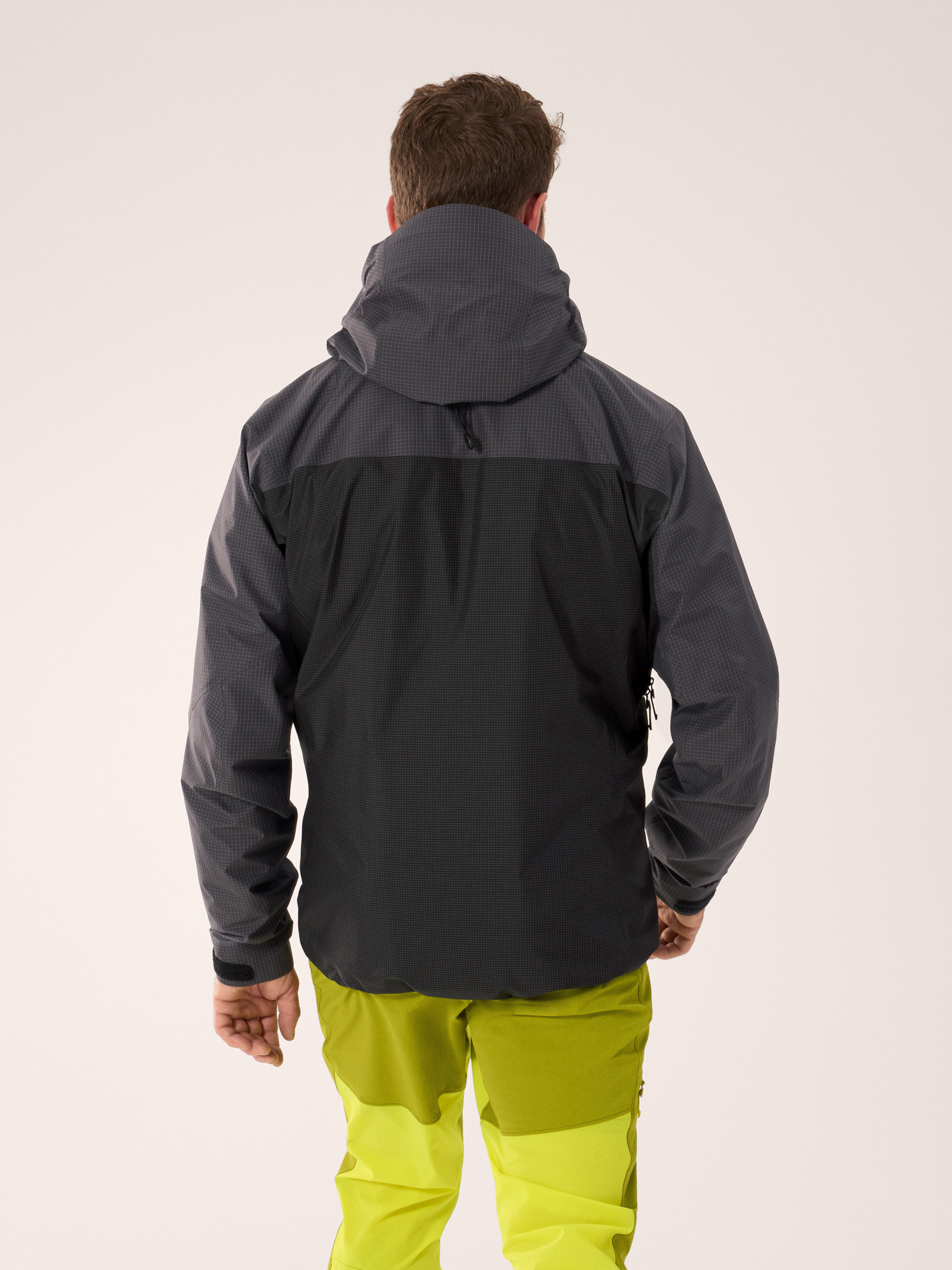 Alpha Jacket Graphite/Black Back View