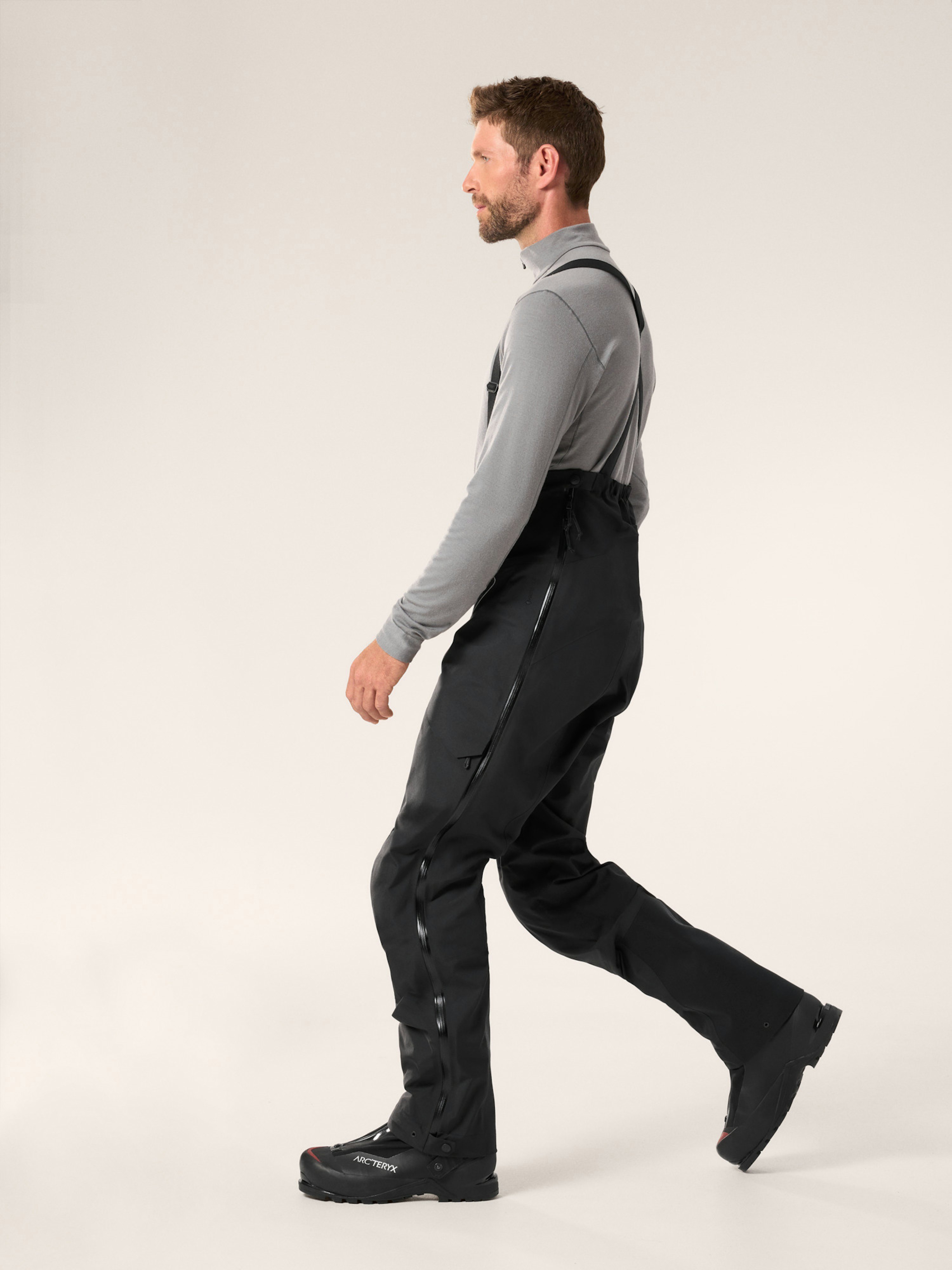 Alpha SV Bib Pant Black Side View