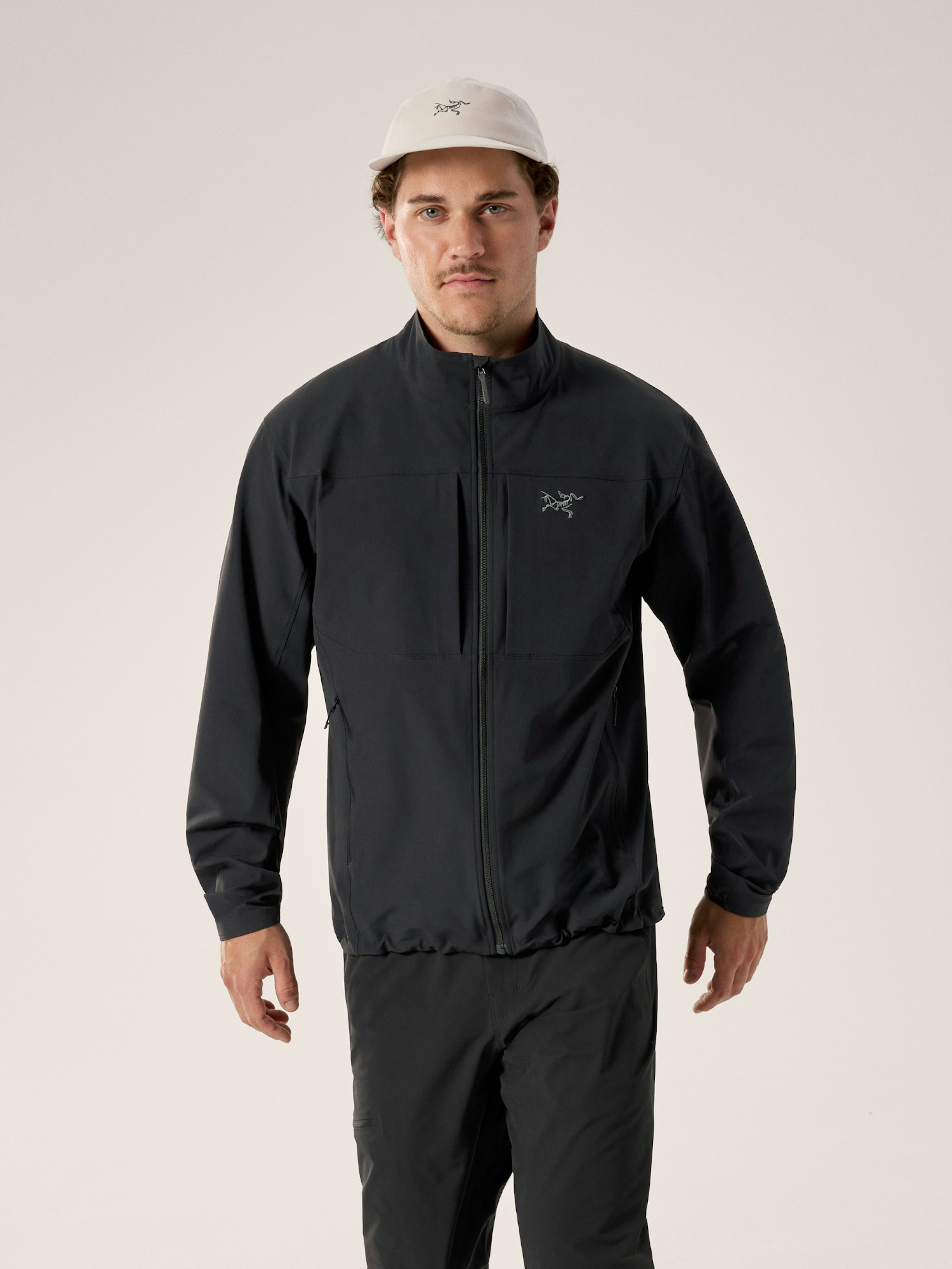 Gamma Jacket Black Front View