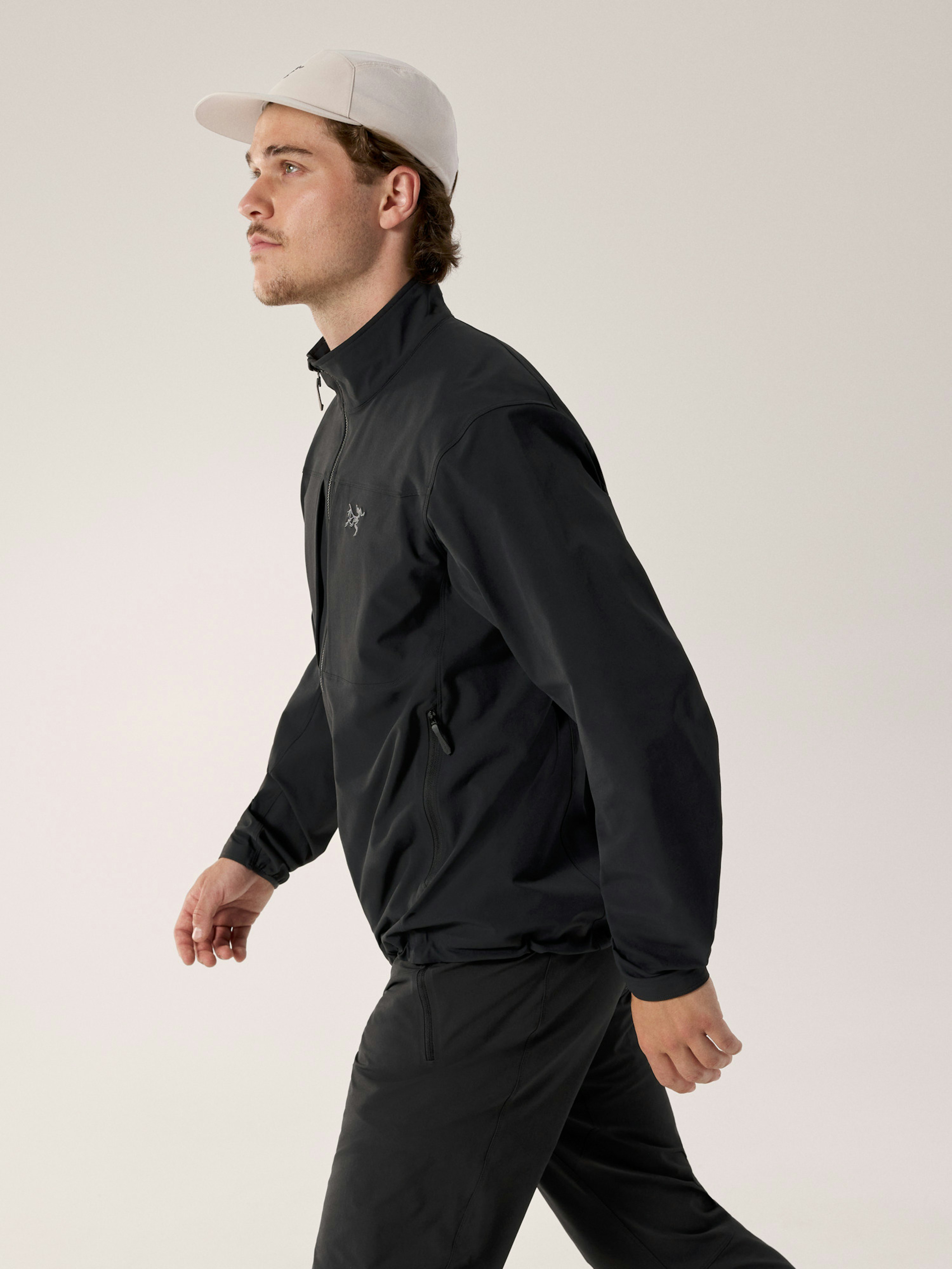 Gamma Jacket Black Side View