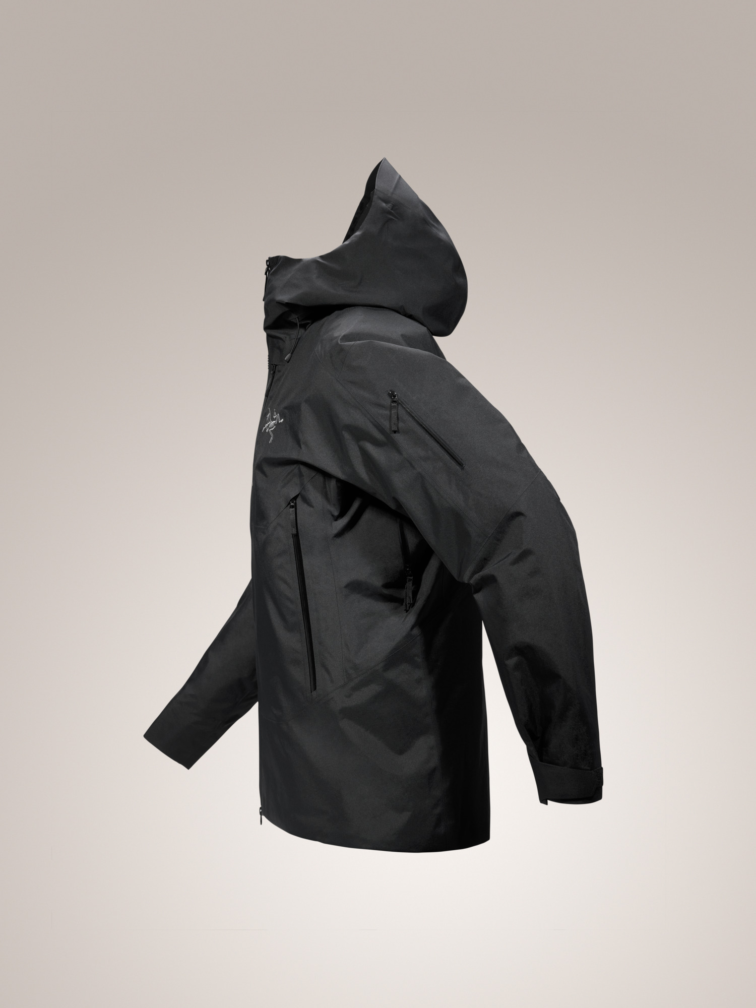 Sabre Insulated Jacket Black Profile