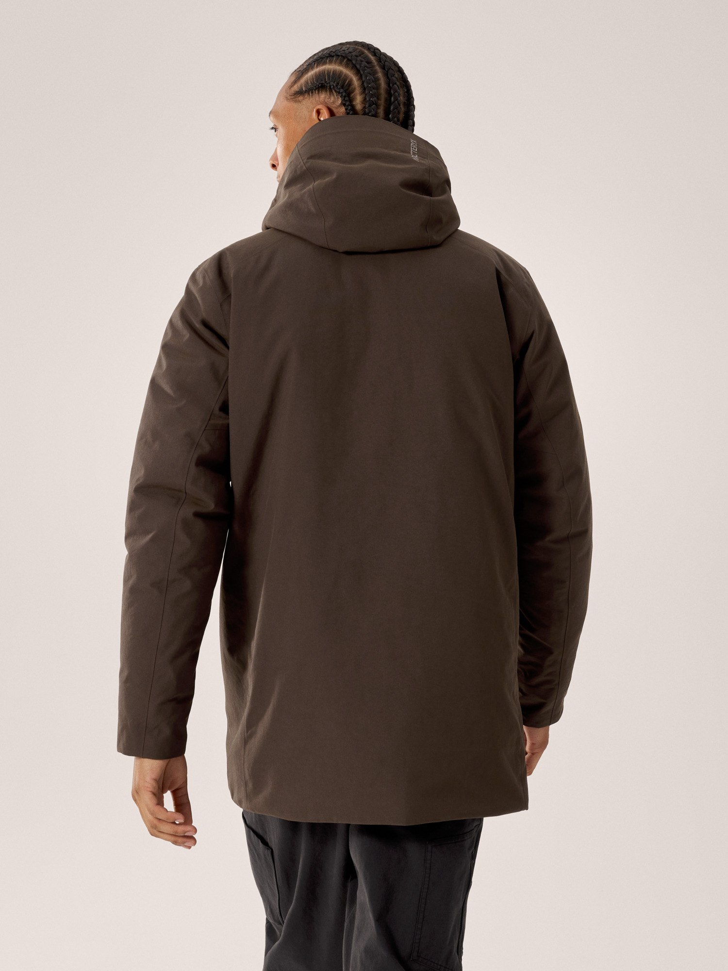 Therme Down Parka Carob Back View