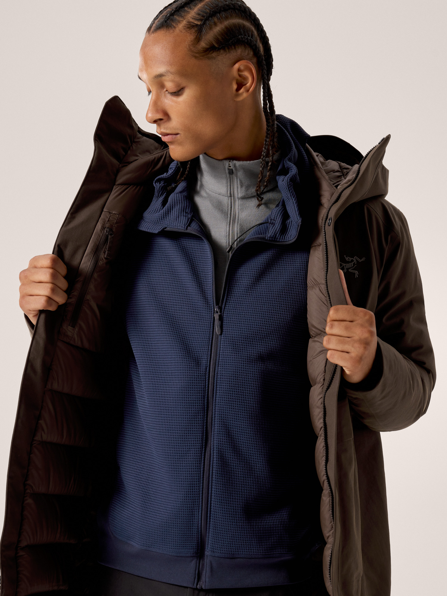 Therme Down Parka Carob Hover