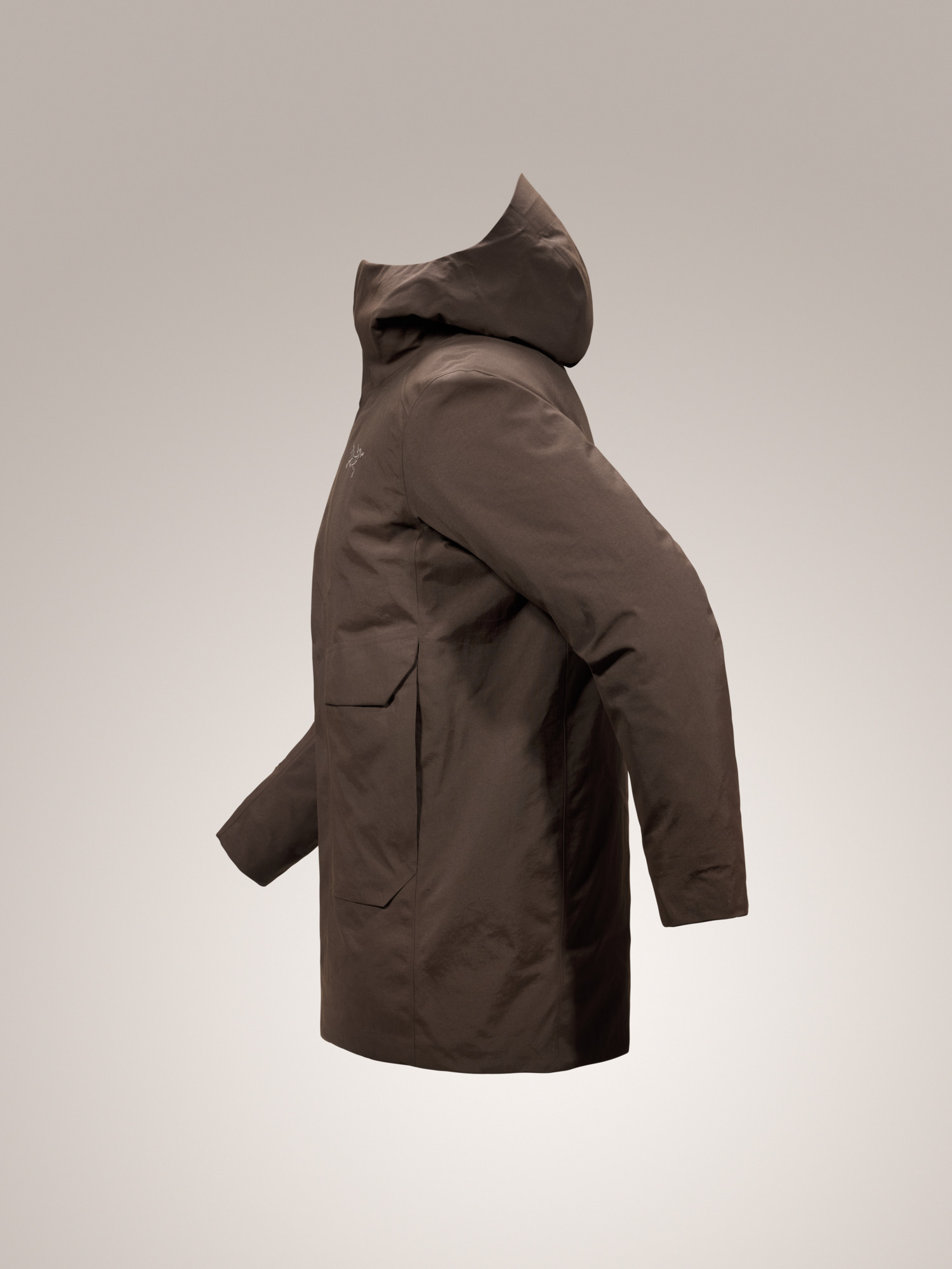 Therme Down Parka Carob Profile