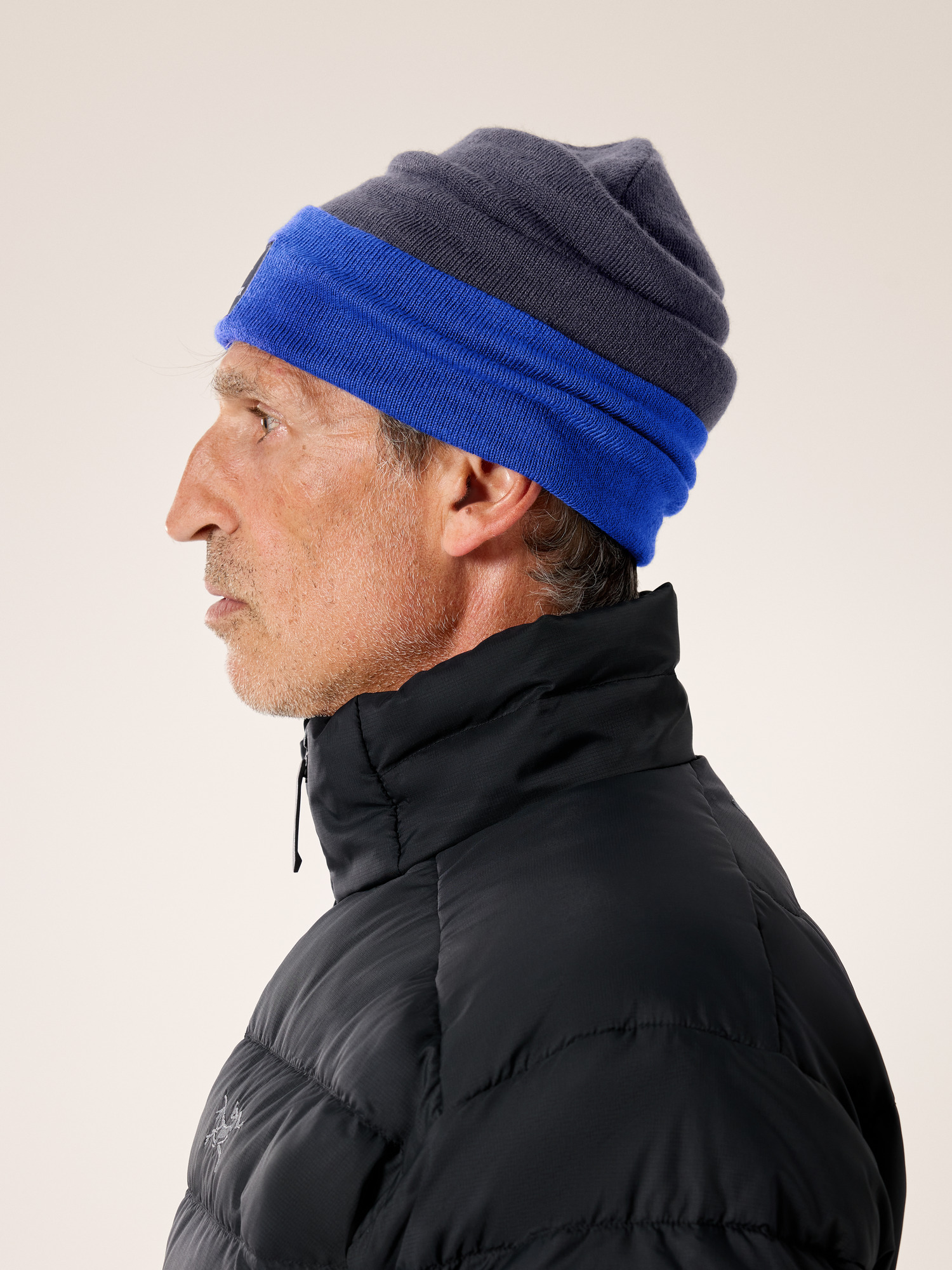 Color Block Toque Blk Sapphire / Vitality Side View