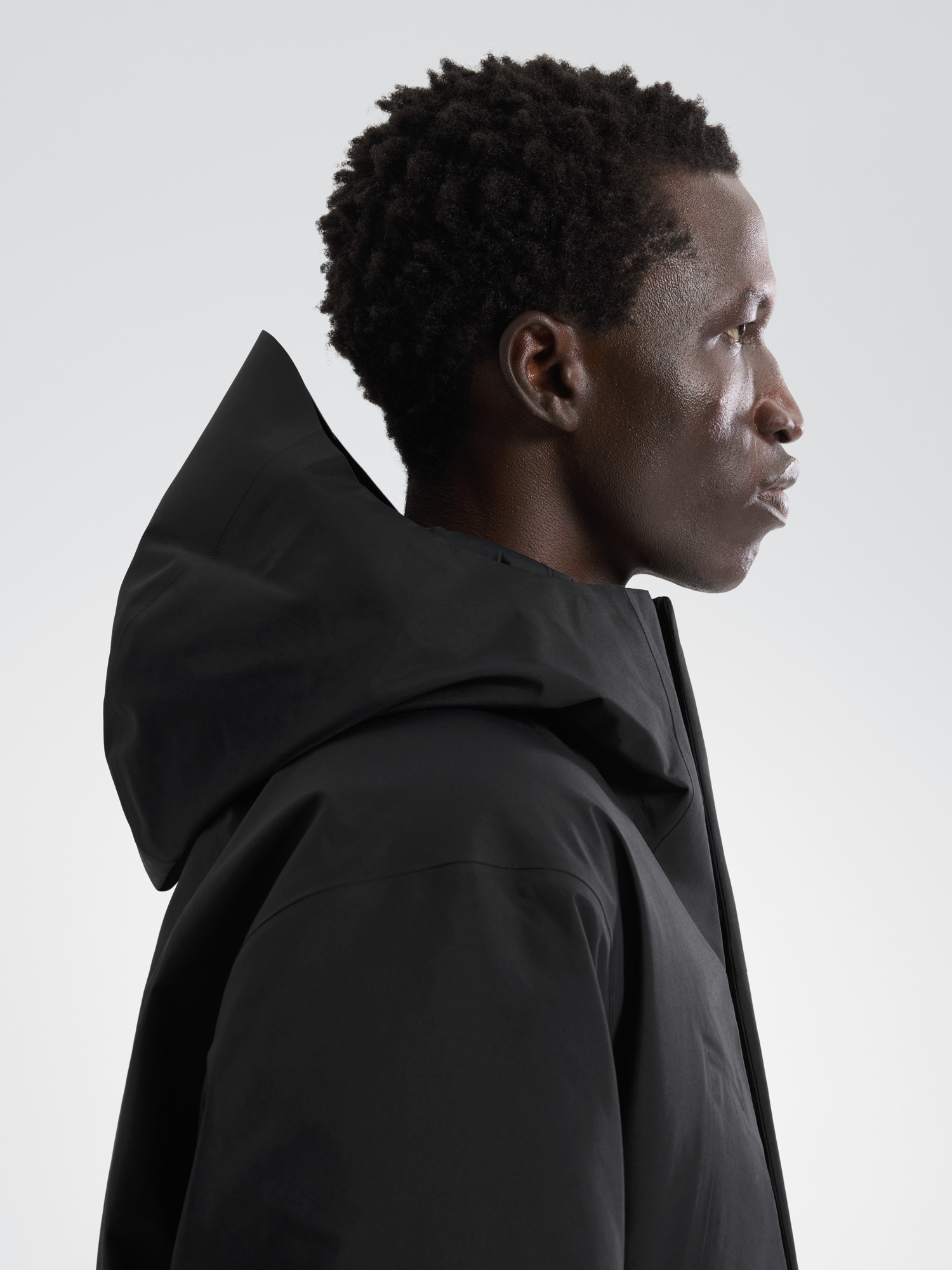 Sorin Down Parka Black Detail 1