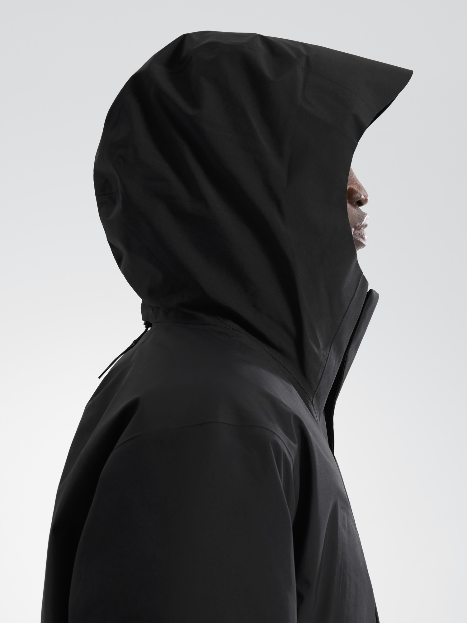 Sorin Down Parka Black Detail 3