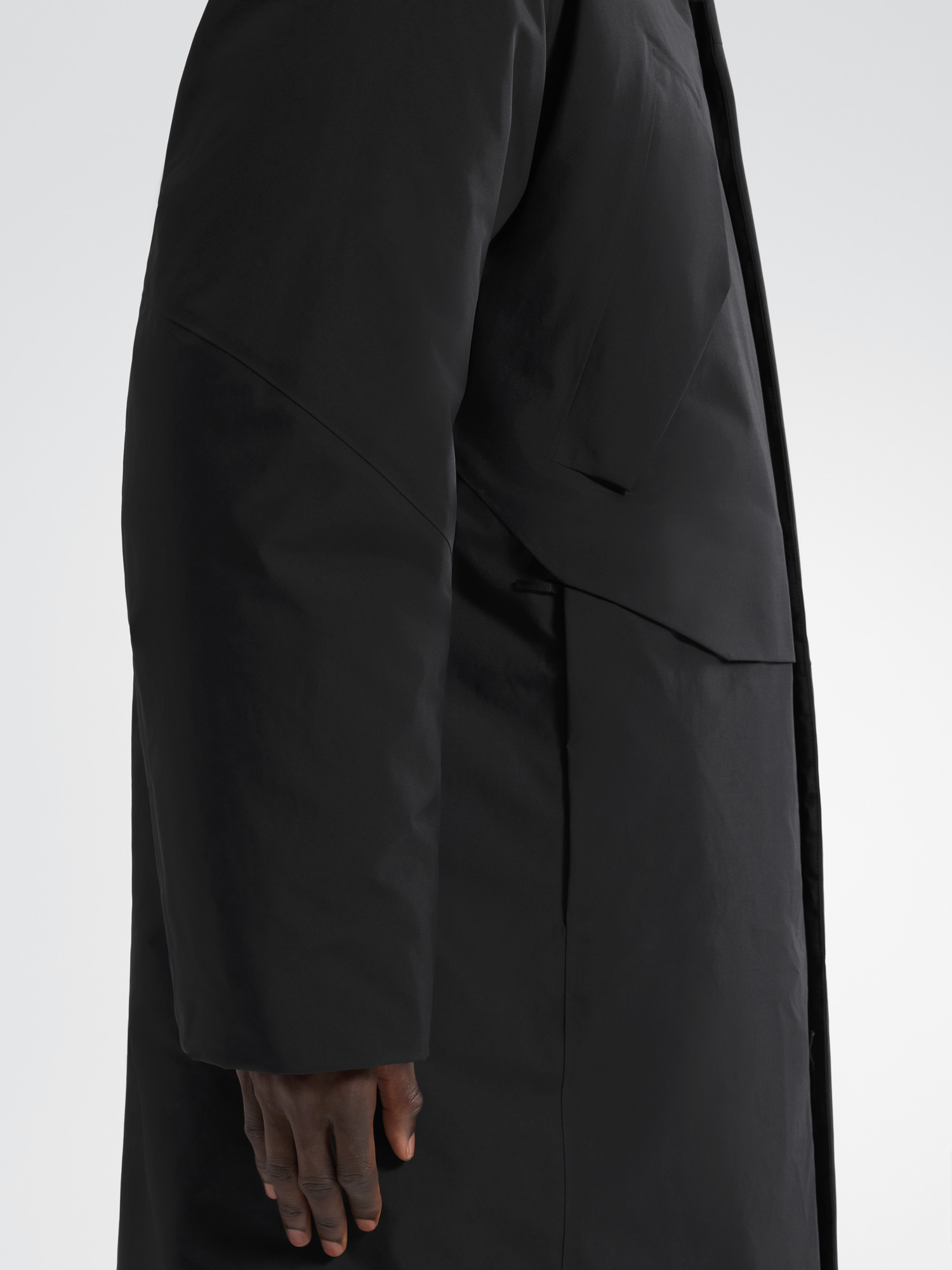 Sorin Down Parka Black Detail 5