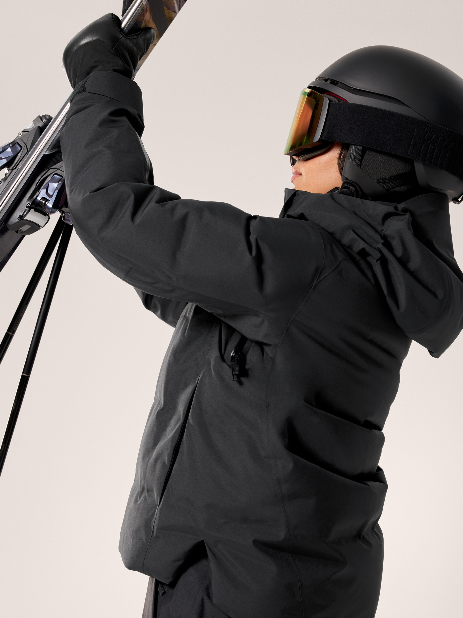 Andessa Down Jacket Women's Black Pit Zip