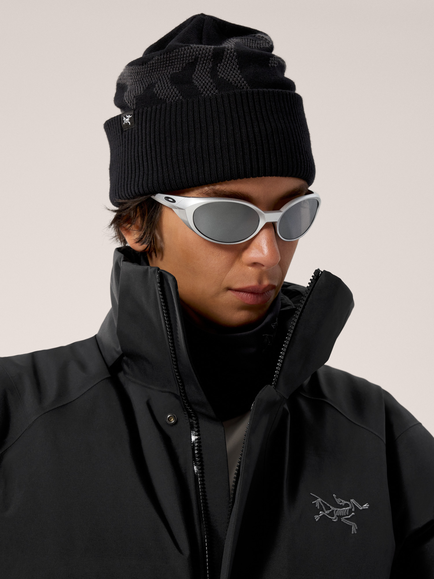 Andessa Down Mid Jacket Women's Black Detail 1