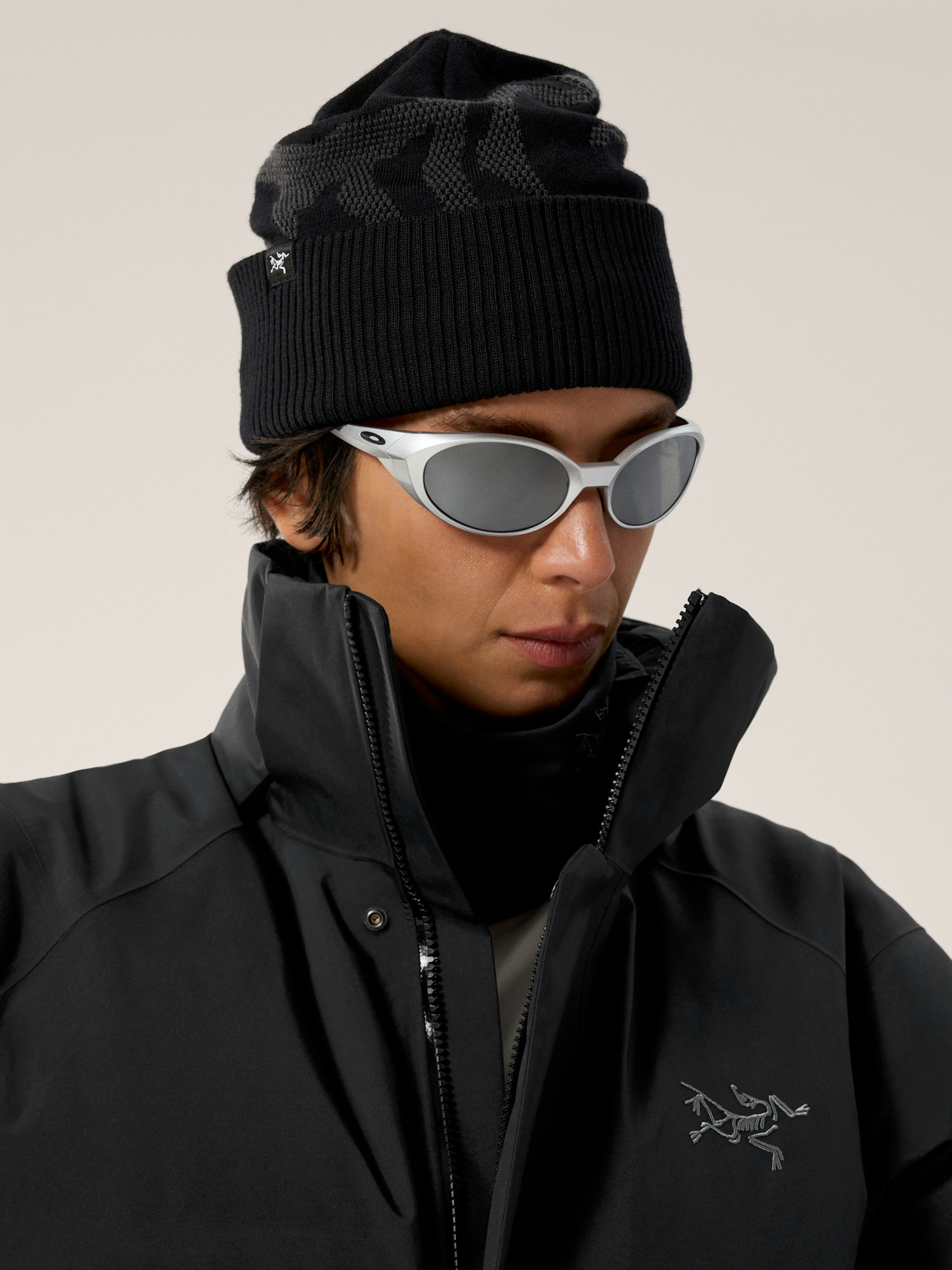 Andessa Down Mid Jacket Women's Black Detail 1