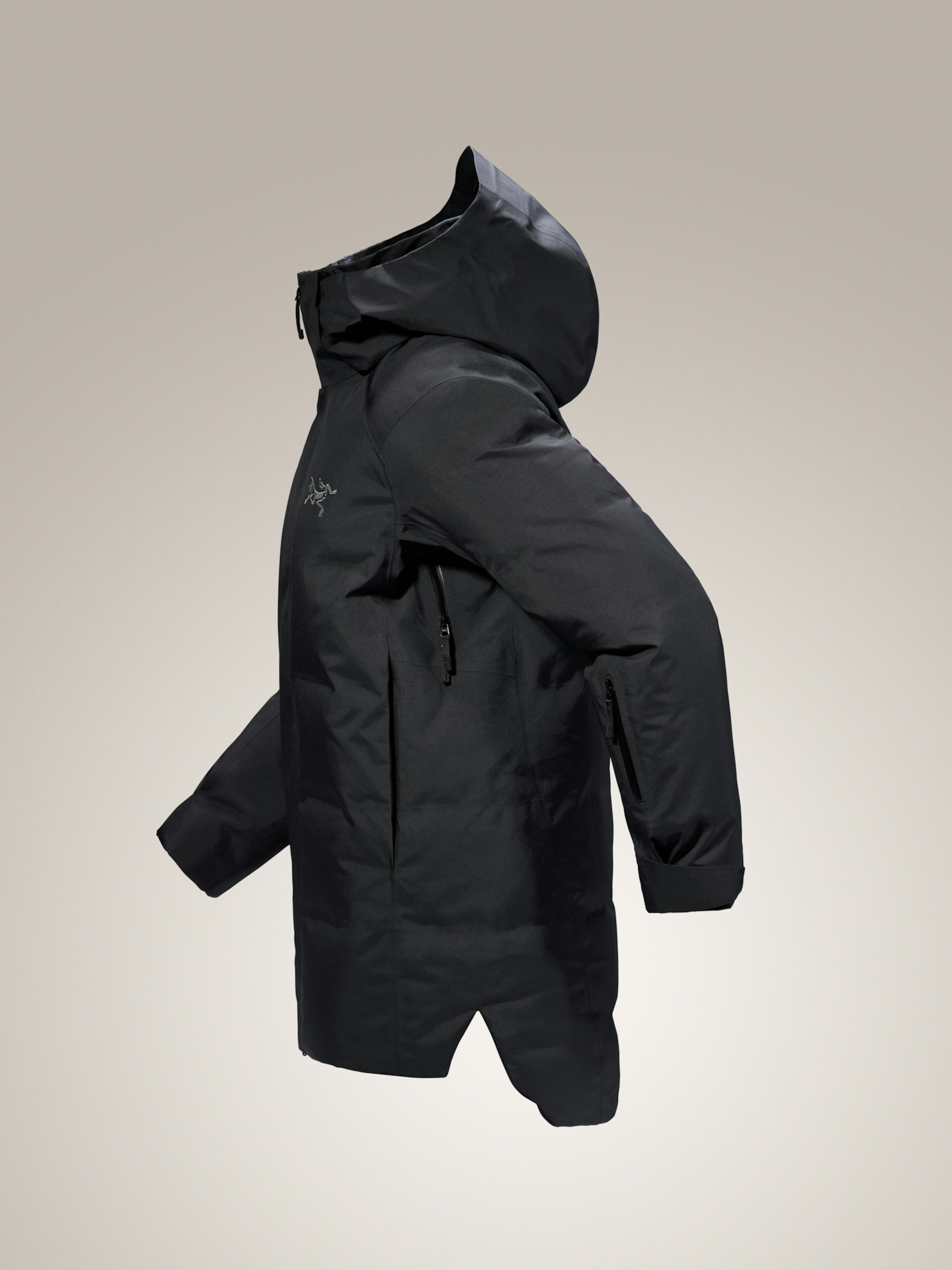 Andessa Down Mid Jacket Women's Black Profile