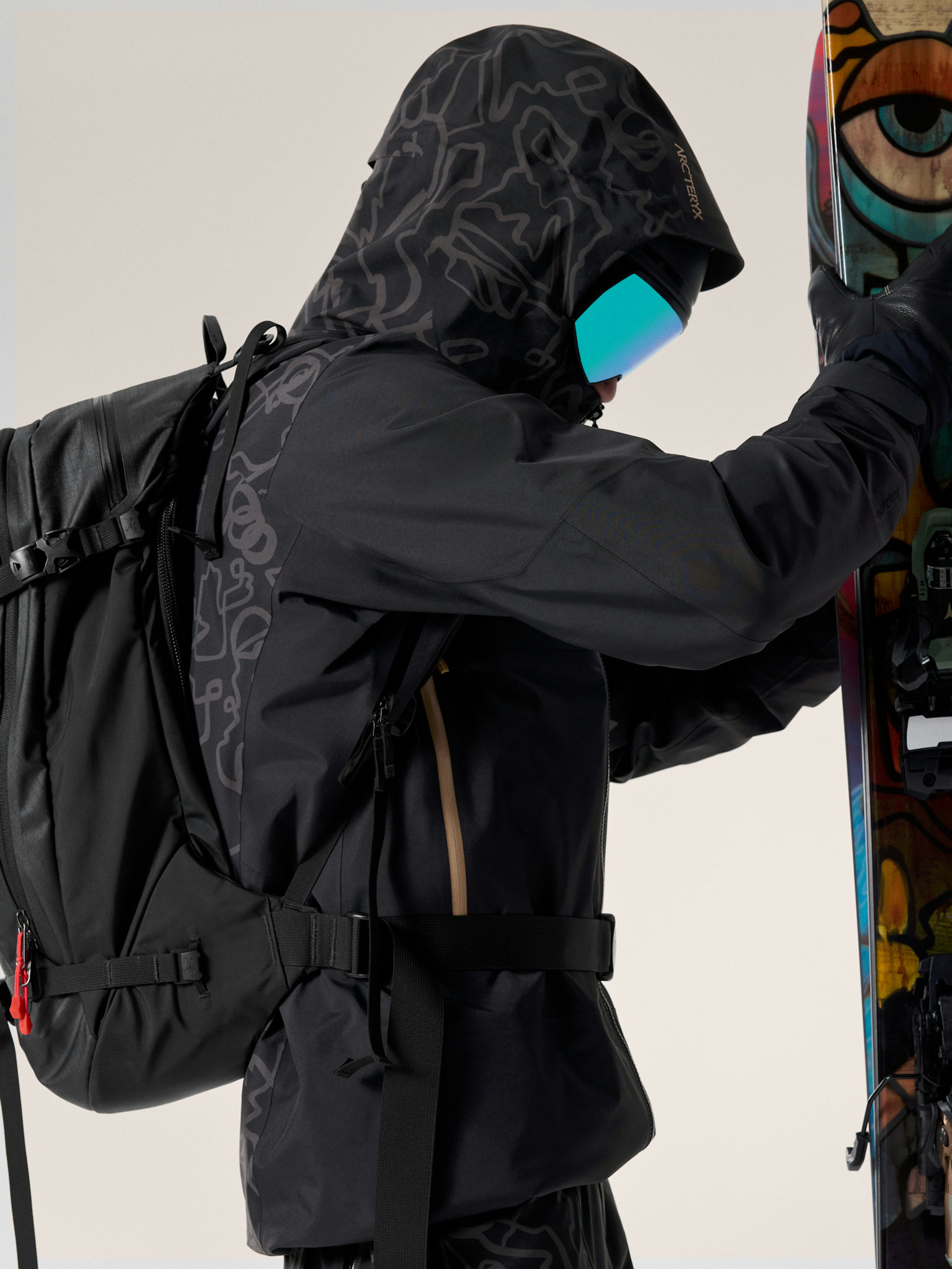 Sabre Jacket Nightfall / Print Pit Zip