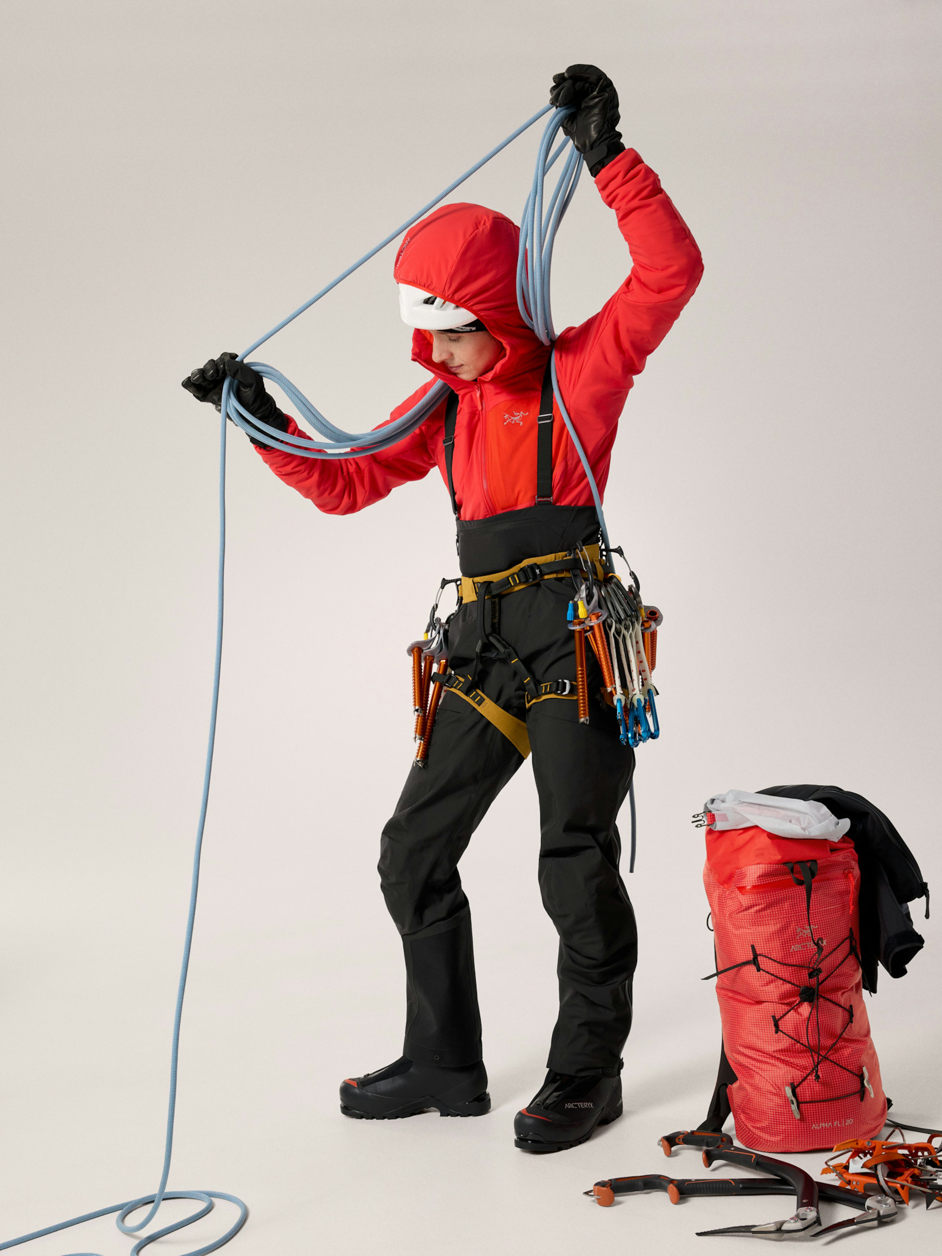 Alpha SV Bib Pant Women's Black Full Body