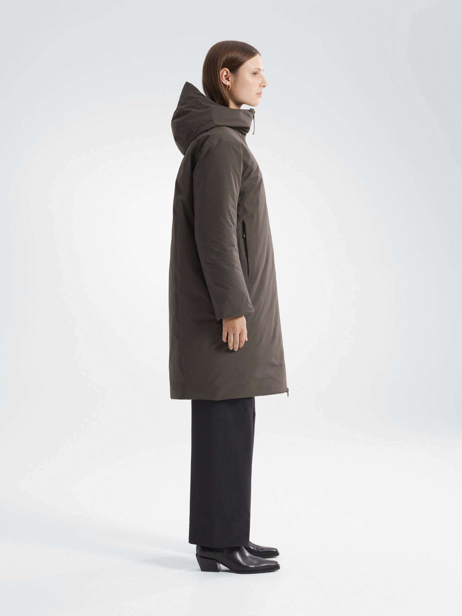 Decca Down Parka Women's Gnosis Side View