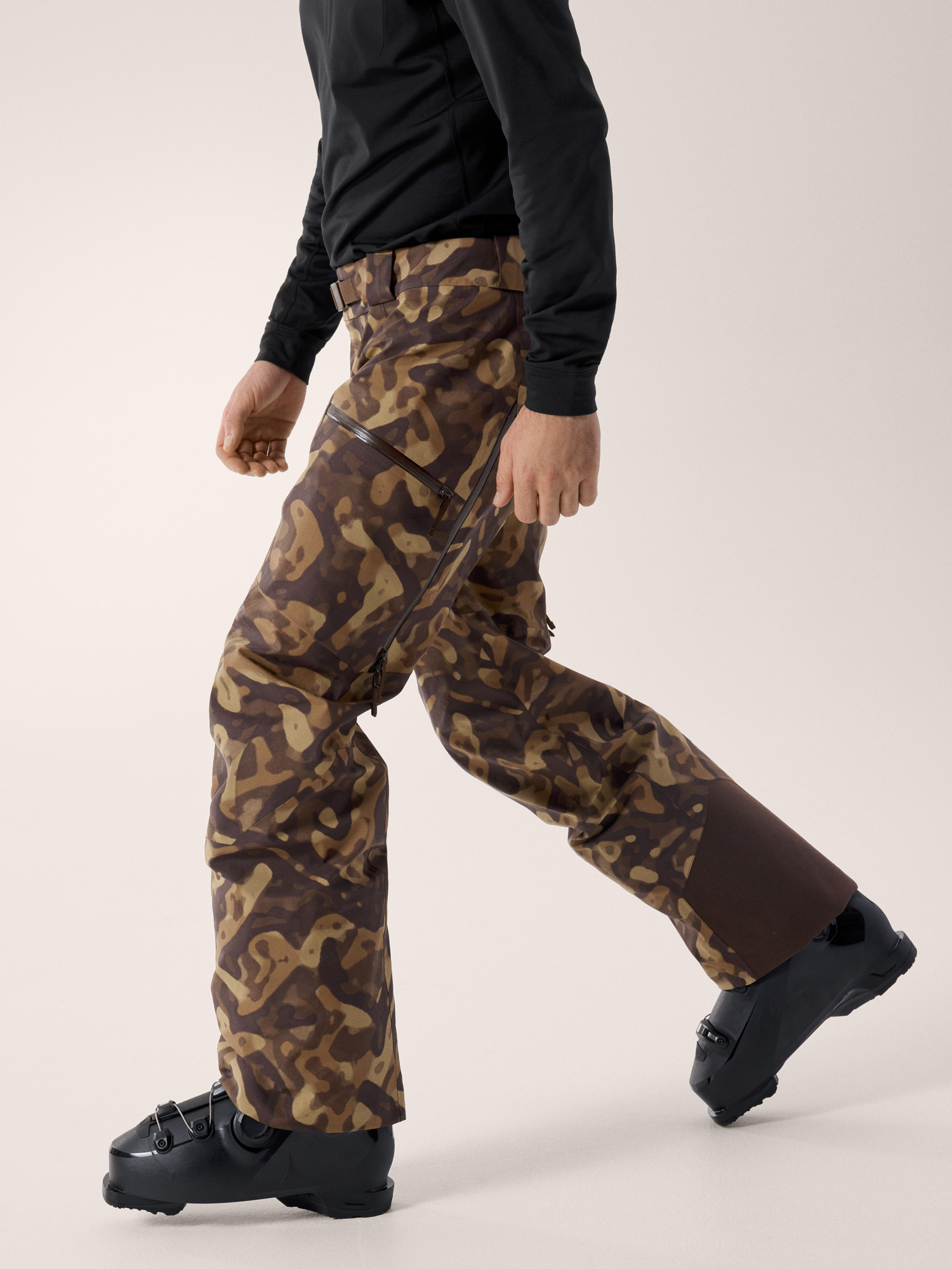 Sabre Pant Print Carob Grottoflage Side View