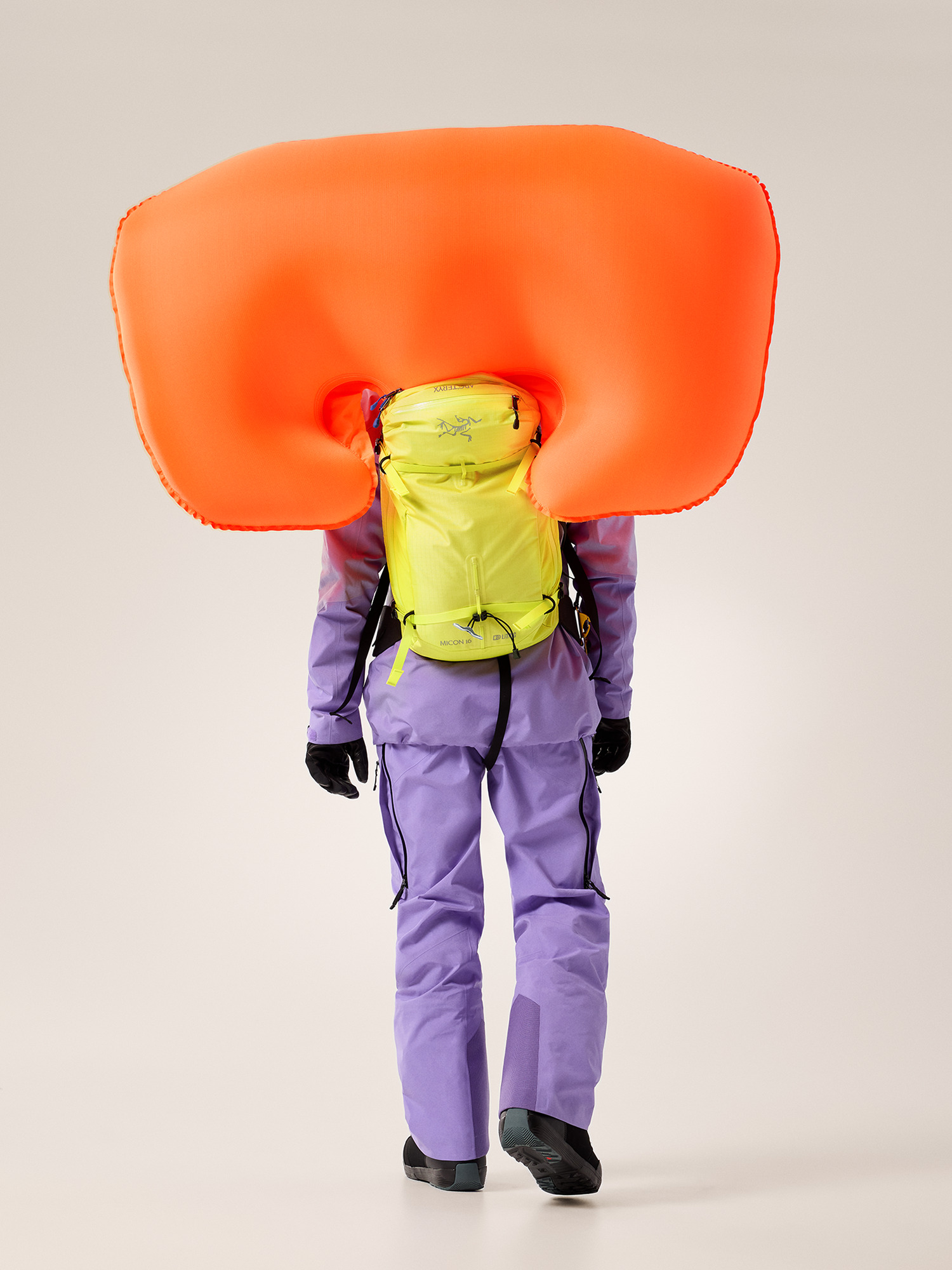 Micon LiTRIC 16 Backpack Euphoria Deployed Back View