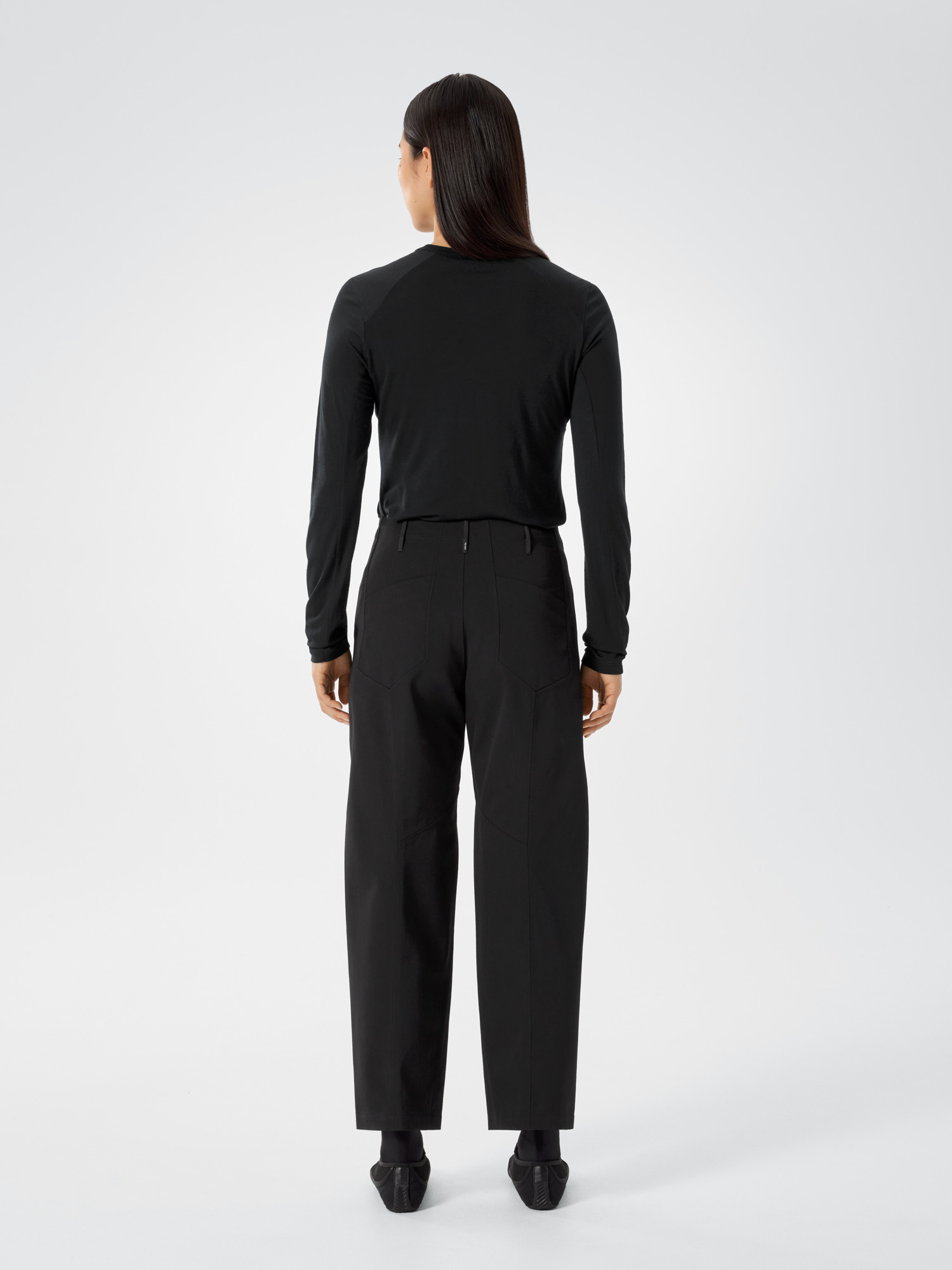 Belfry Wool Pant Women's Black Back View