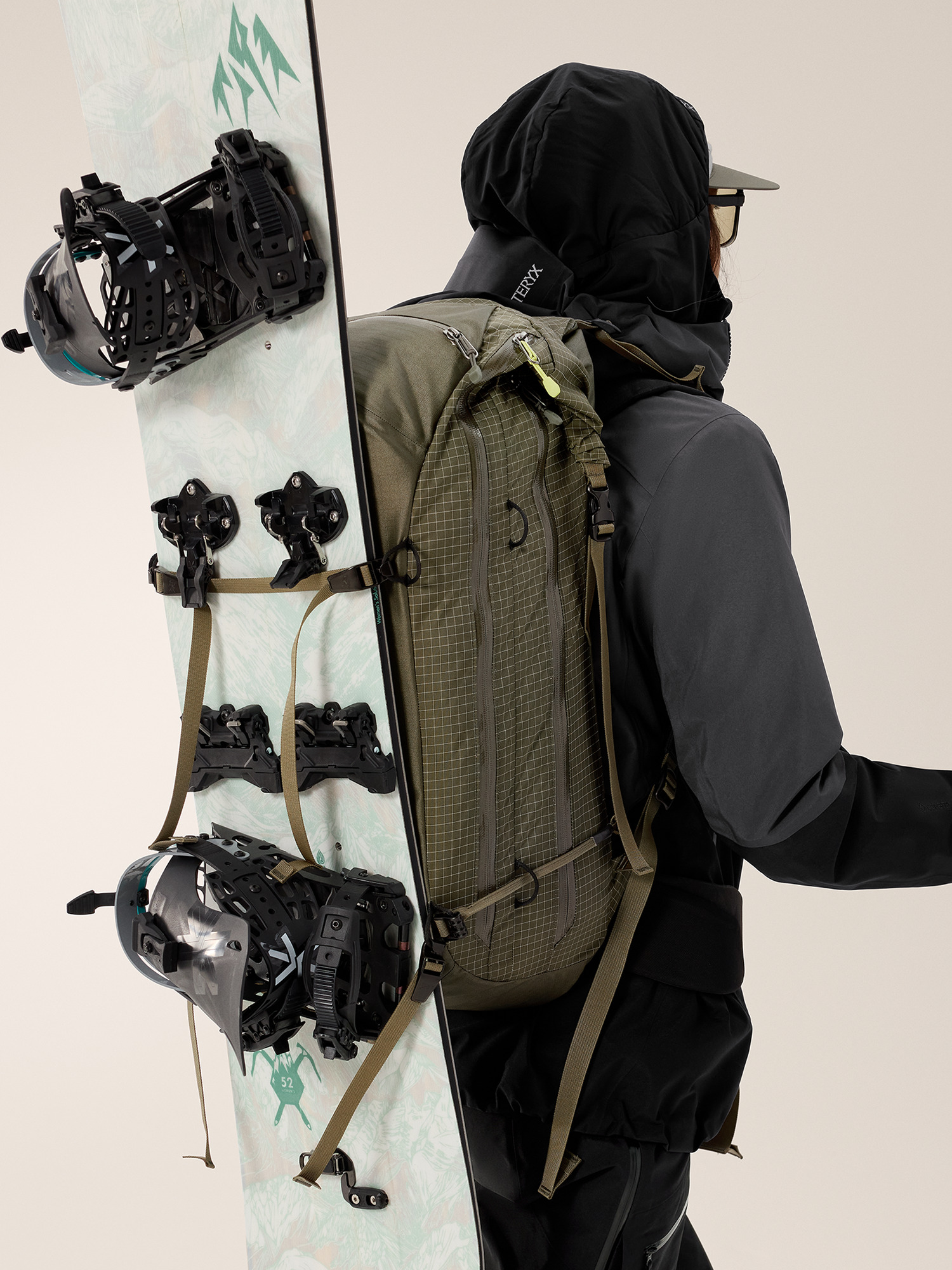 Micon 37 Backpack Tatsu Snowboard Carry