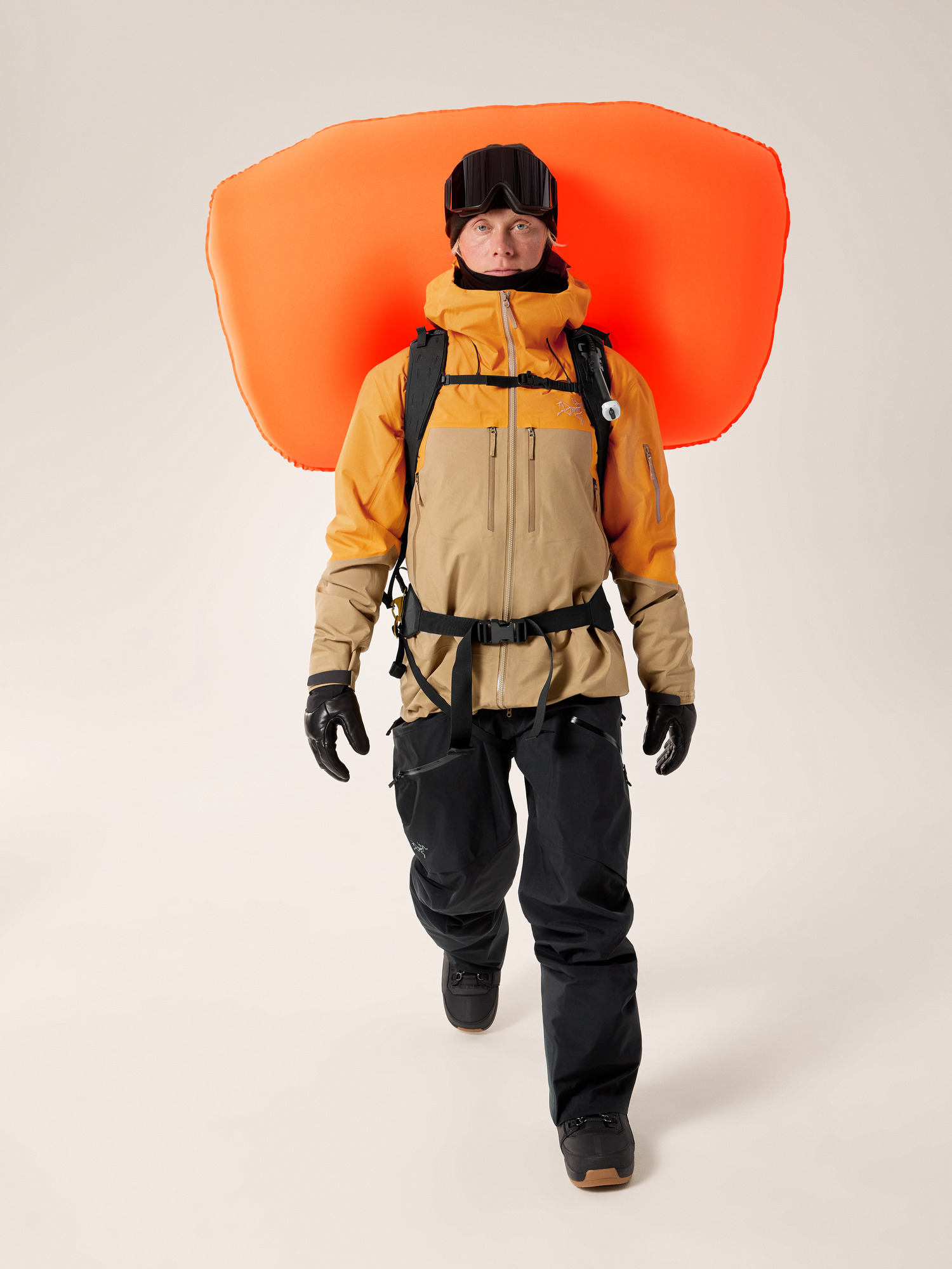 Micon LiTRIC 42 Backpack Black Deployed Back View