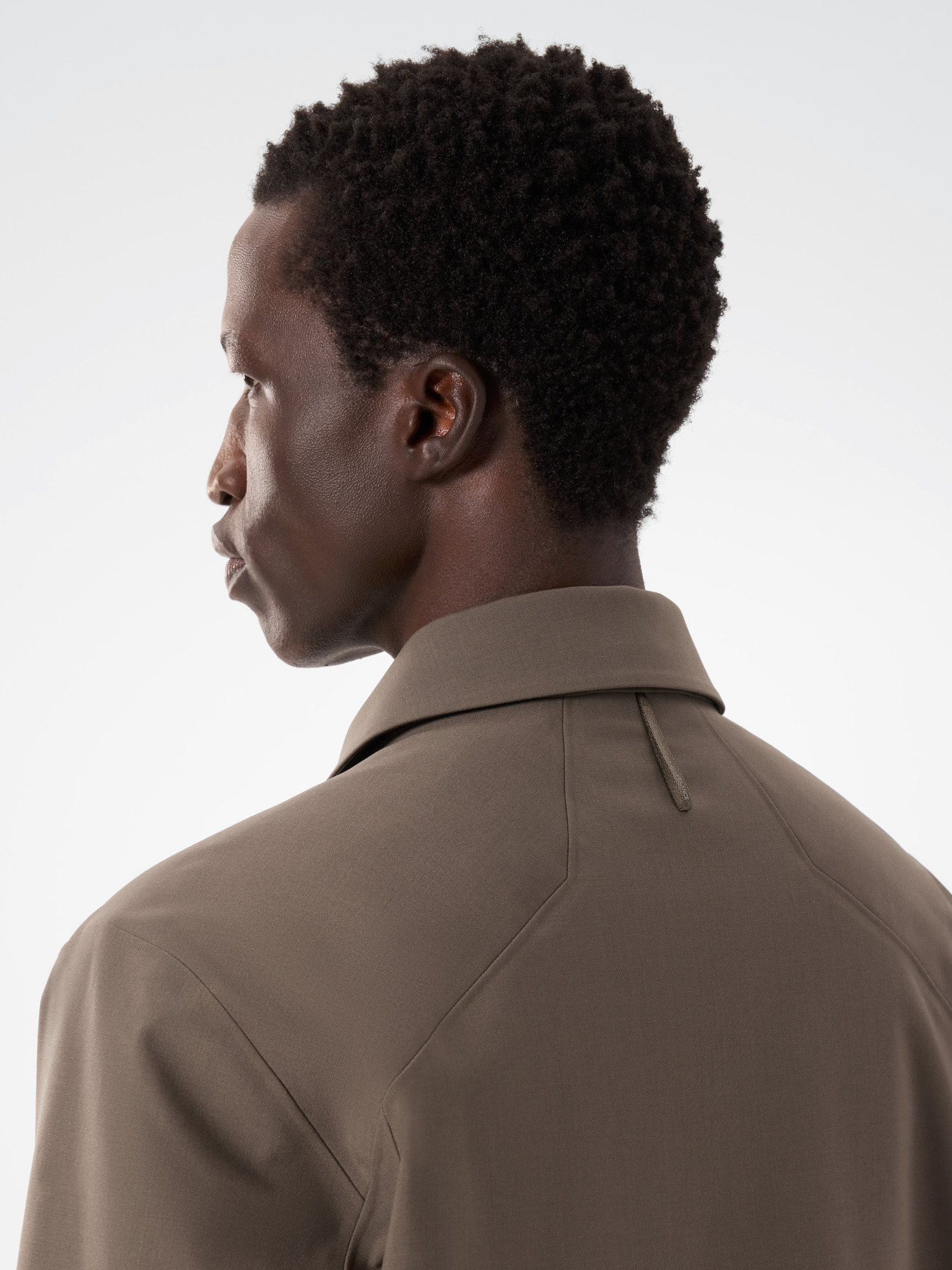 Lerus Insulated Tech Wool Jacket Gnosis Heather Detail 2