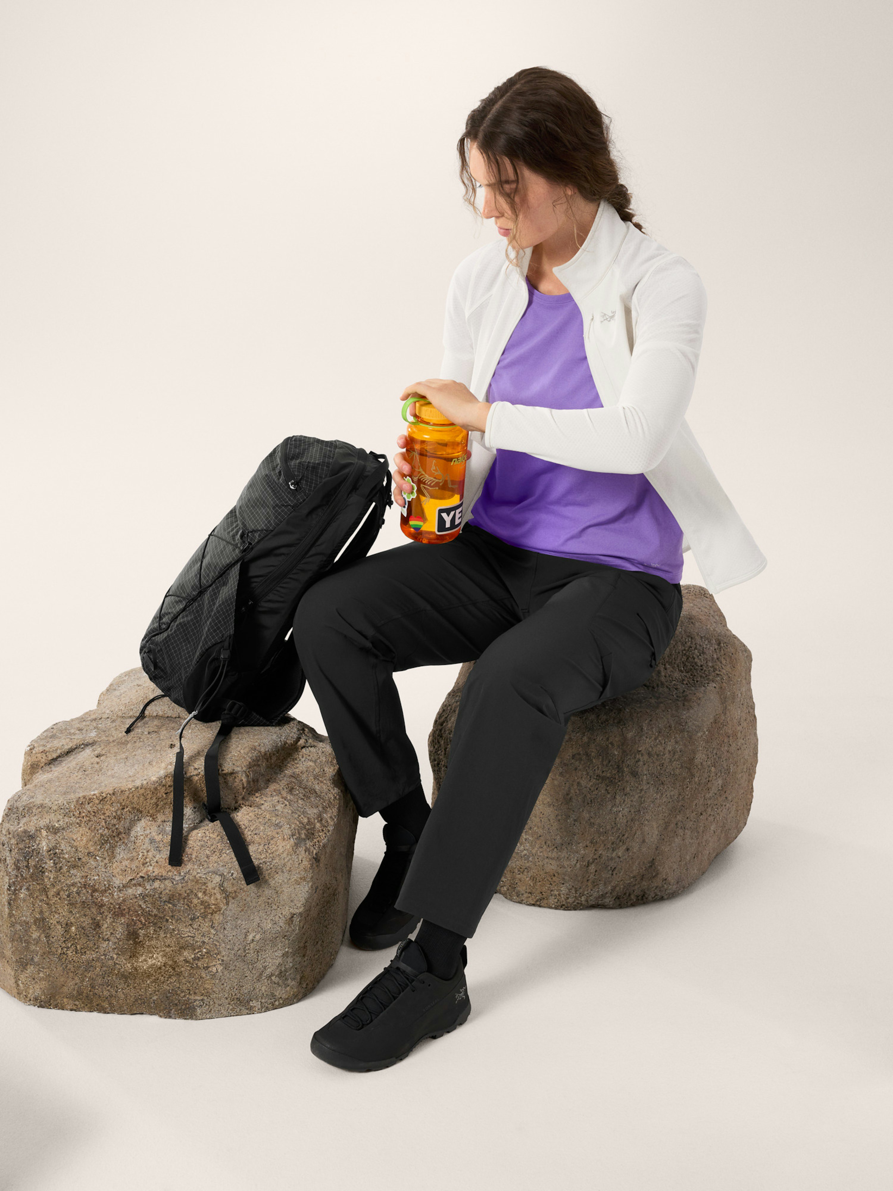 Gamma Utility Pant Women's Black Full Body
