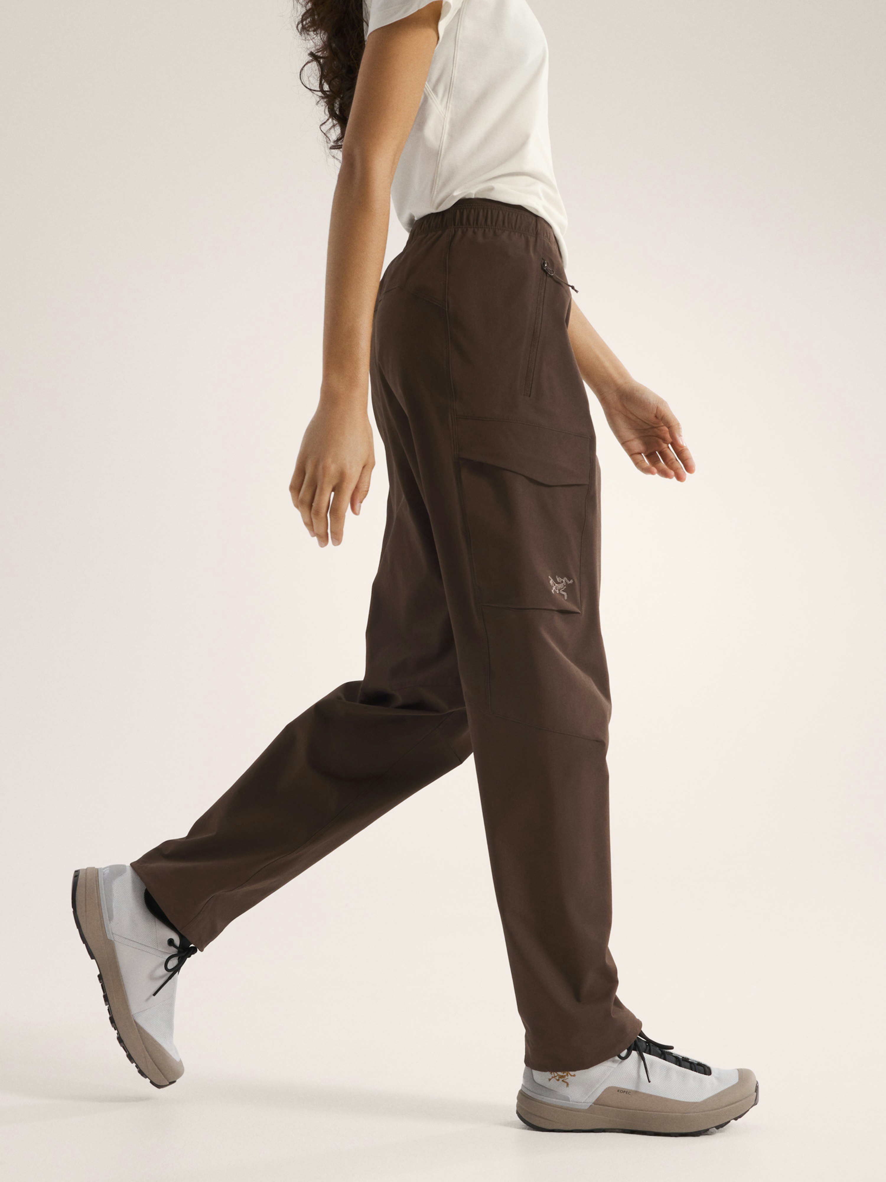 Gamma Utility Pant Women's Carob Side View