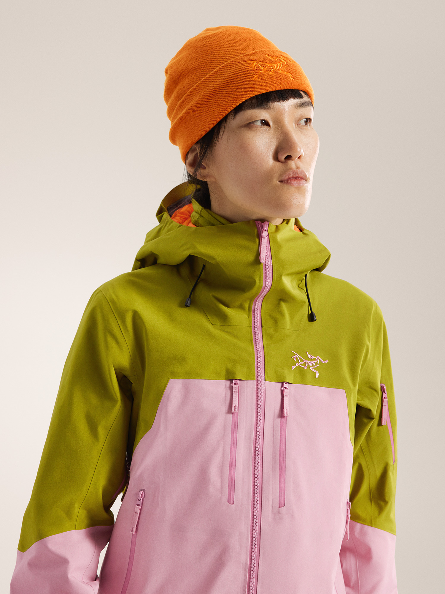 Embroidered Bird Toque Copper Sky / Blaze Hover