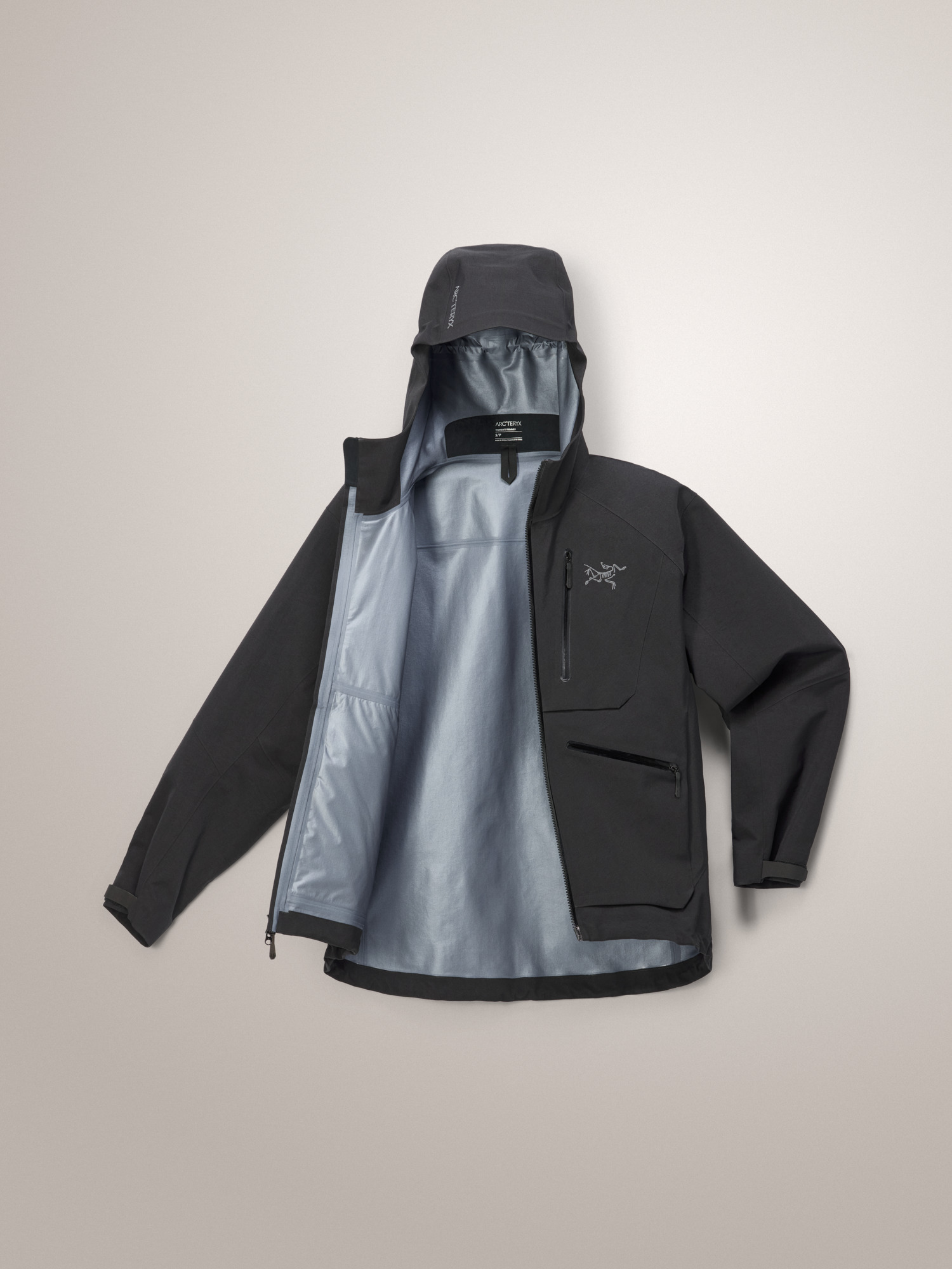 Emaris Relaxed Jacket Women's Black Flat