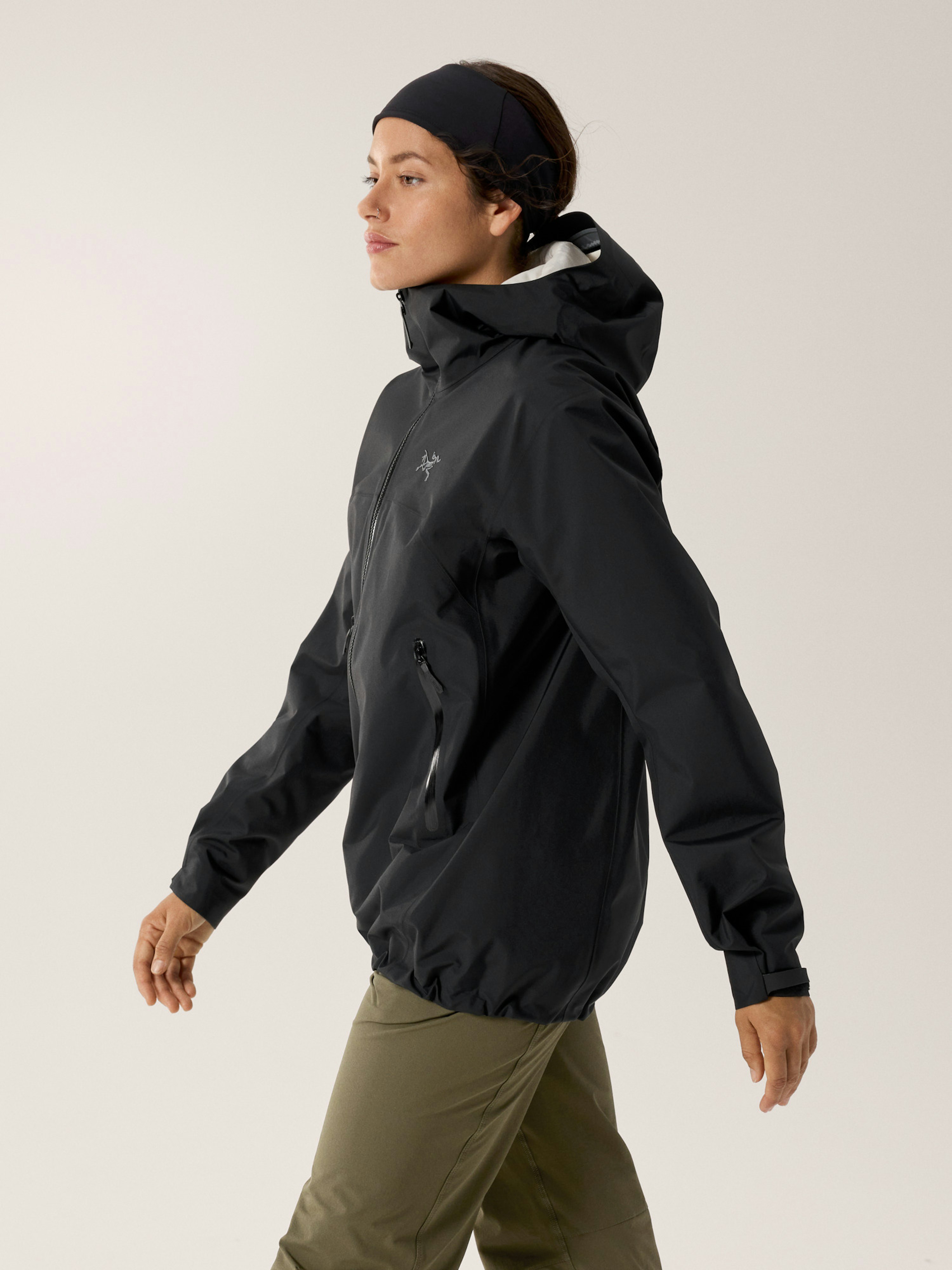 Beta Jacket Women's Black Side View