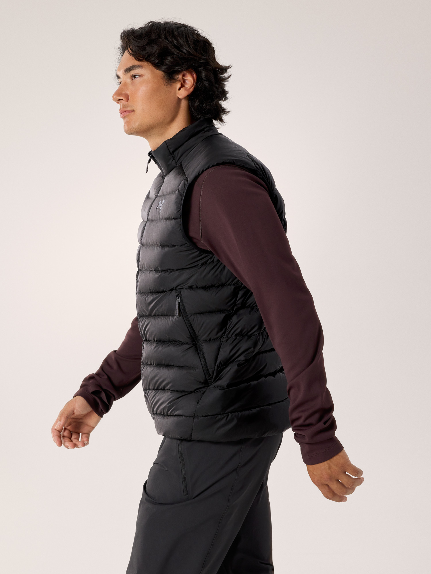 Cerium Vest Black Side View