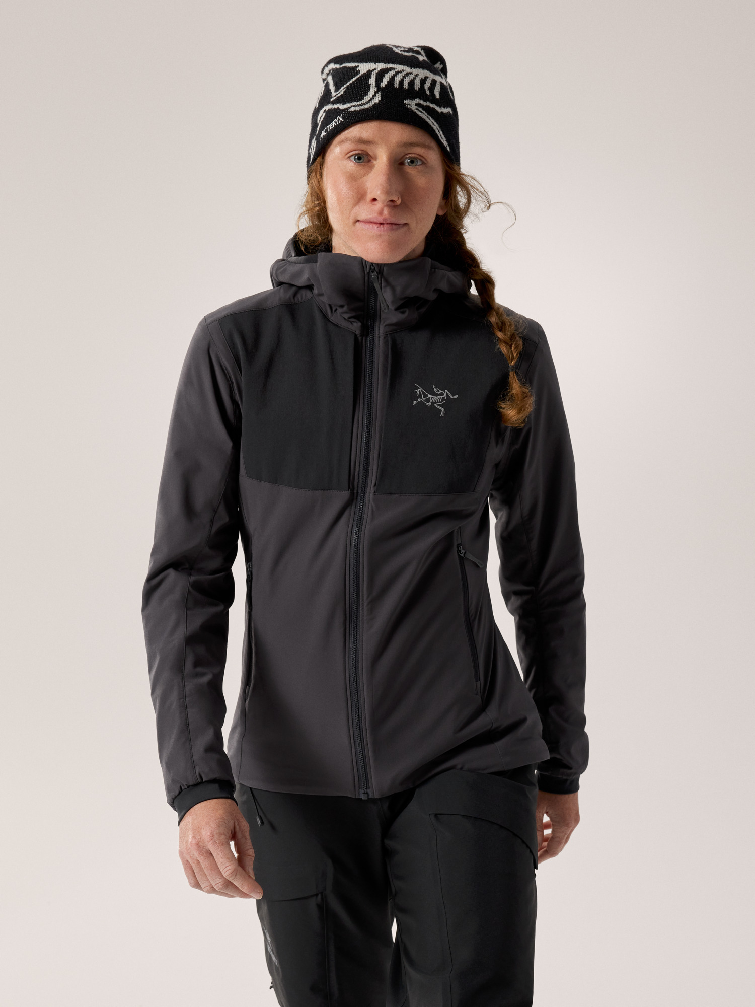 Practitioner AR Hoody Women's Carbon Copy Front View