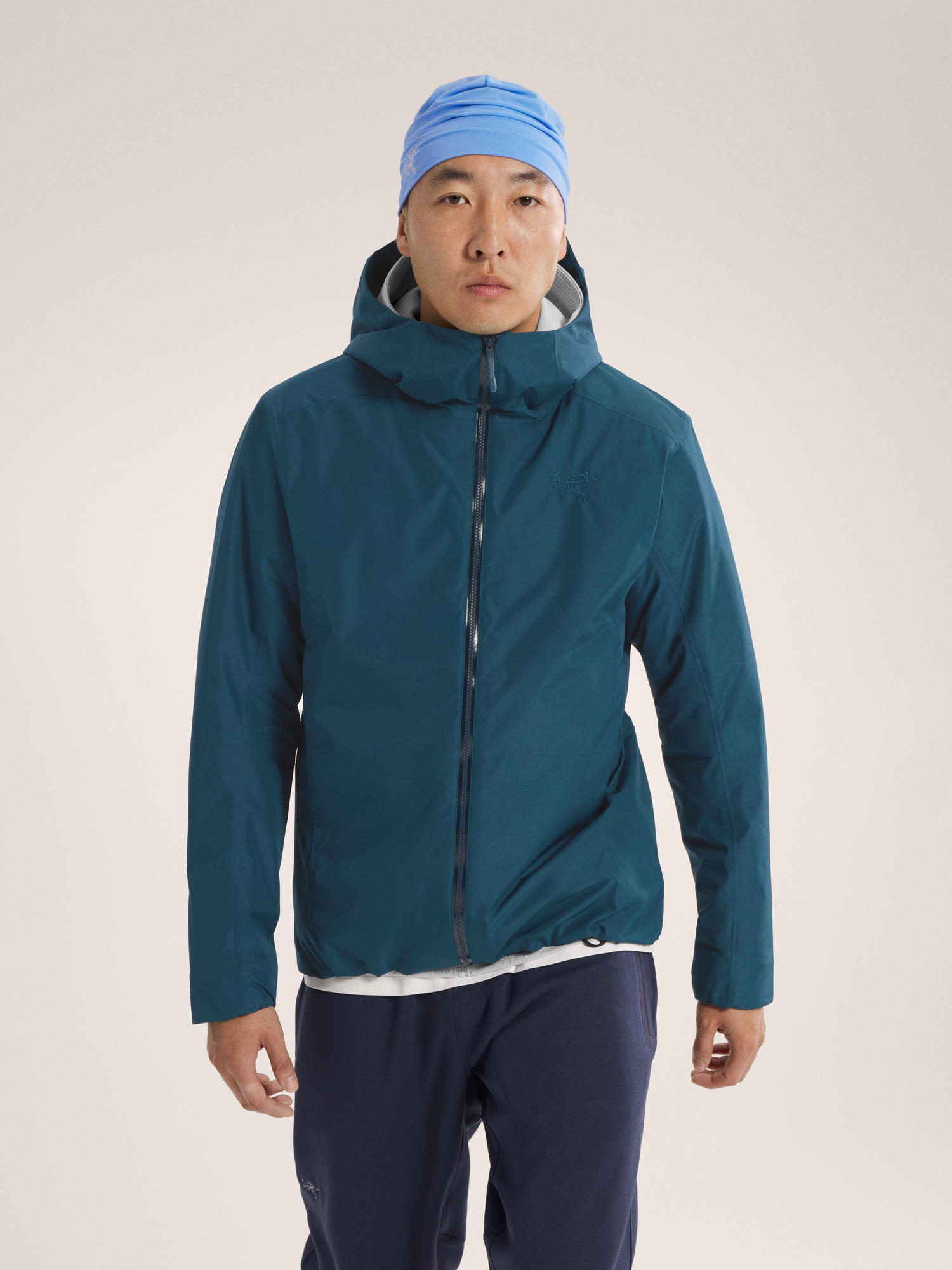 Solano Insulated Hoody Nightscape Front View