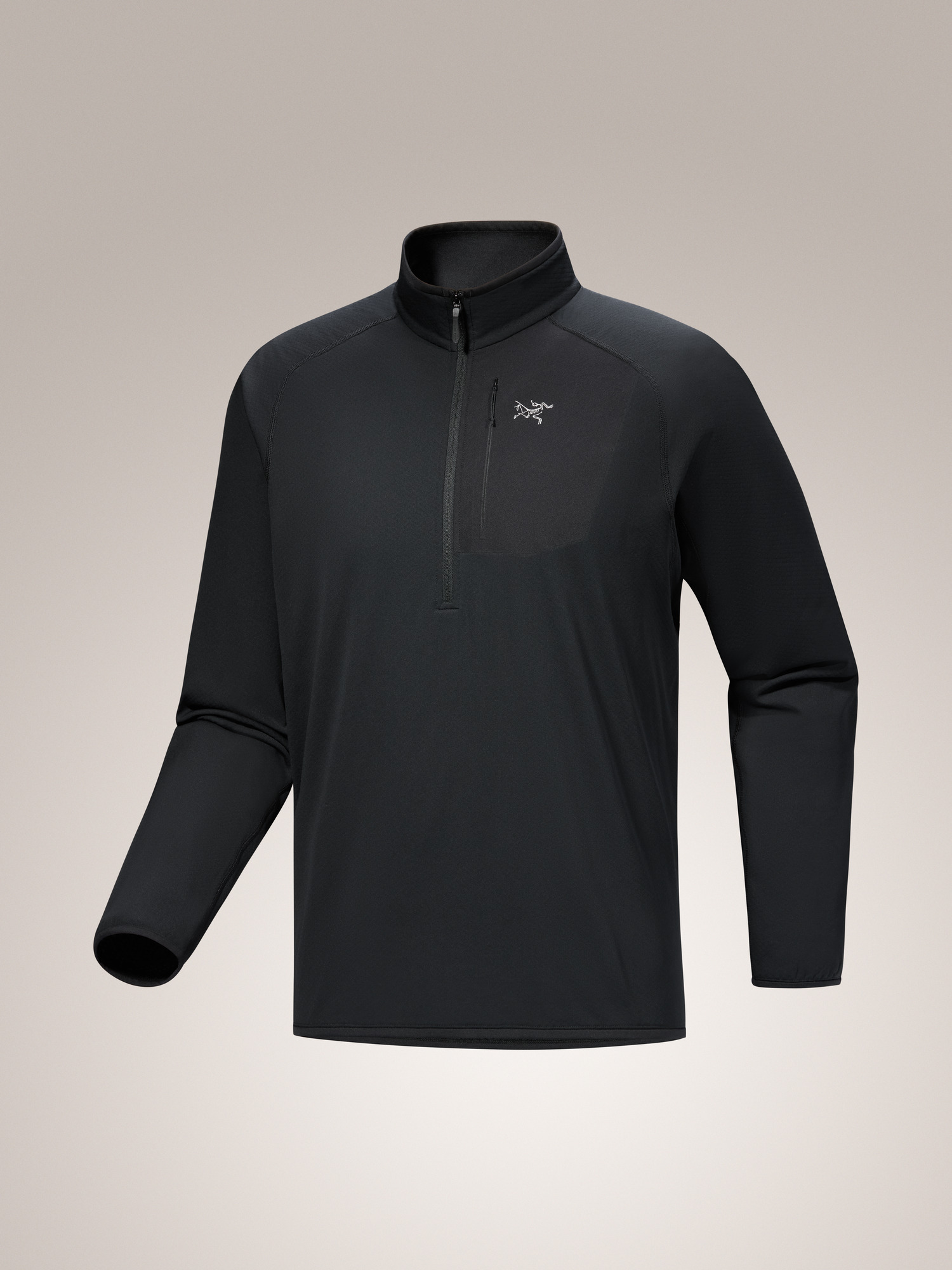 Delta 1/2 Zip Neck Black 