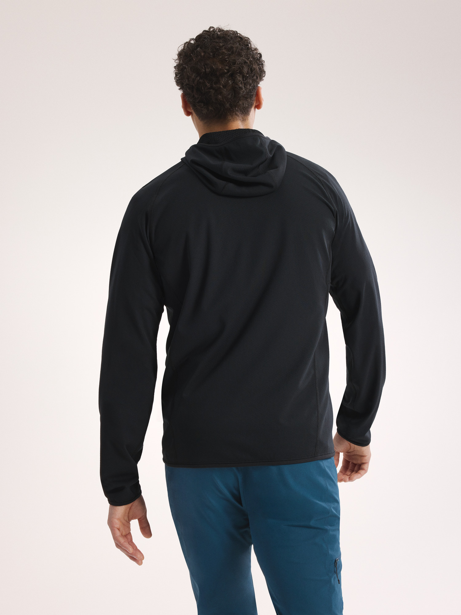 Delta Hoody Black Back View