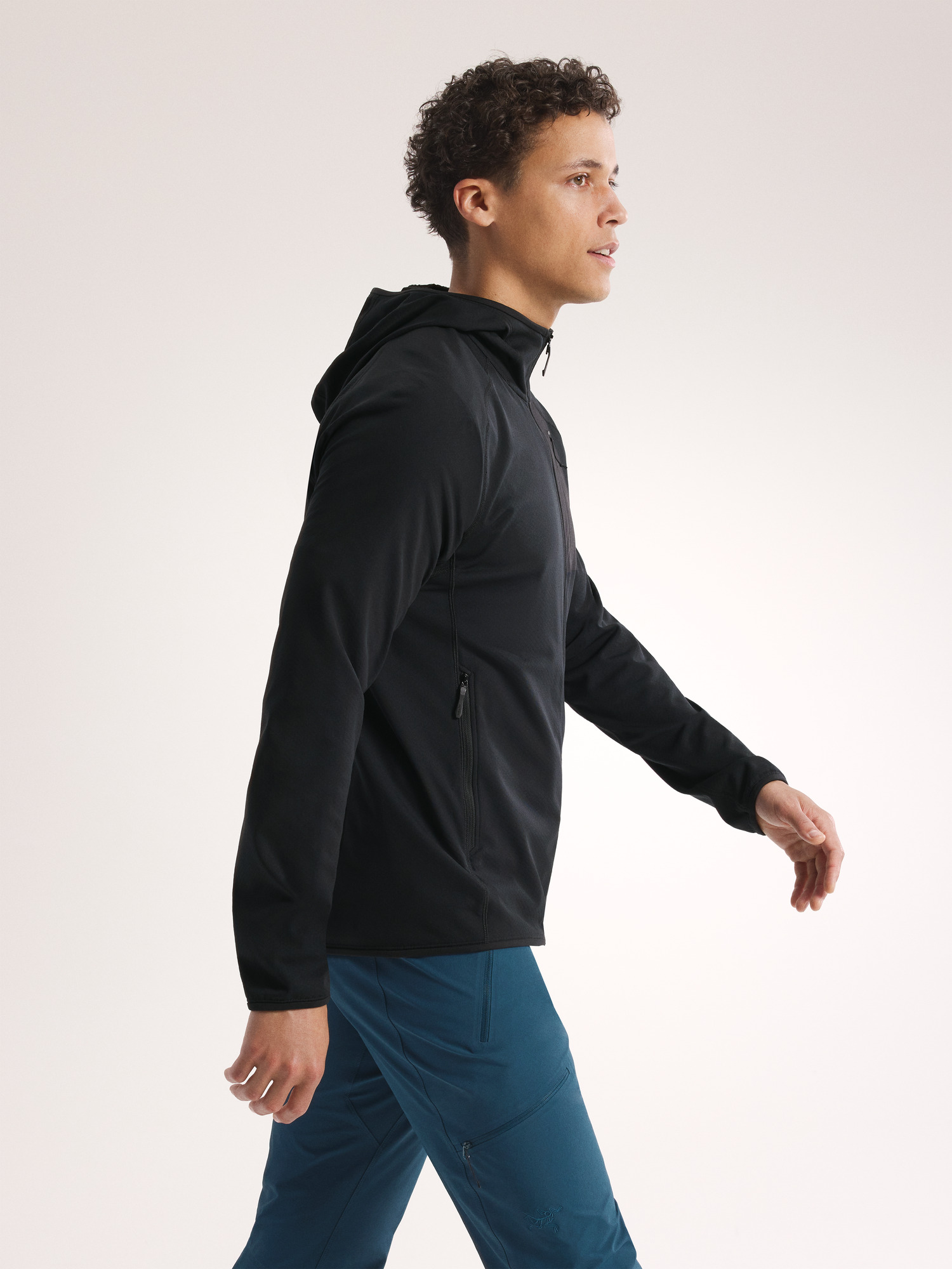 Delta Hoody Black Side View