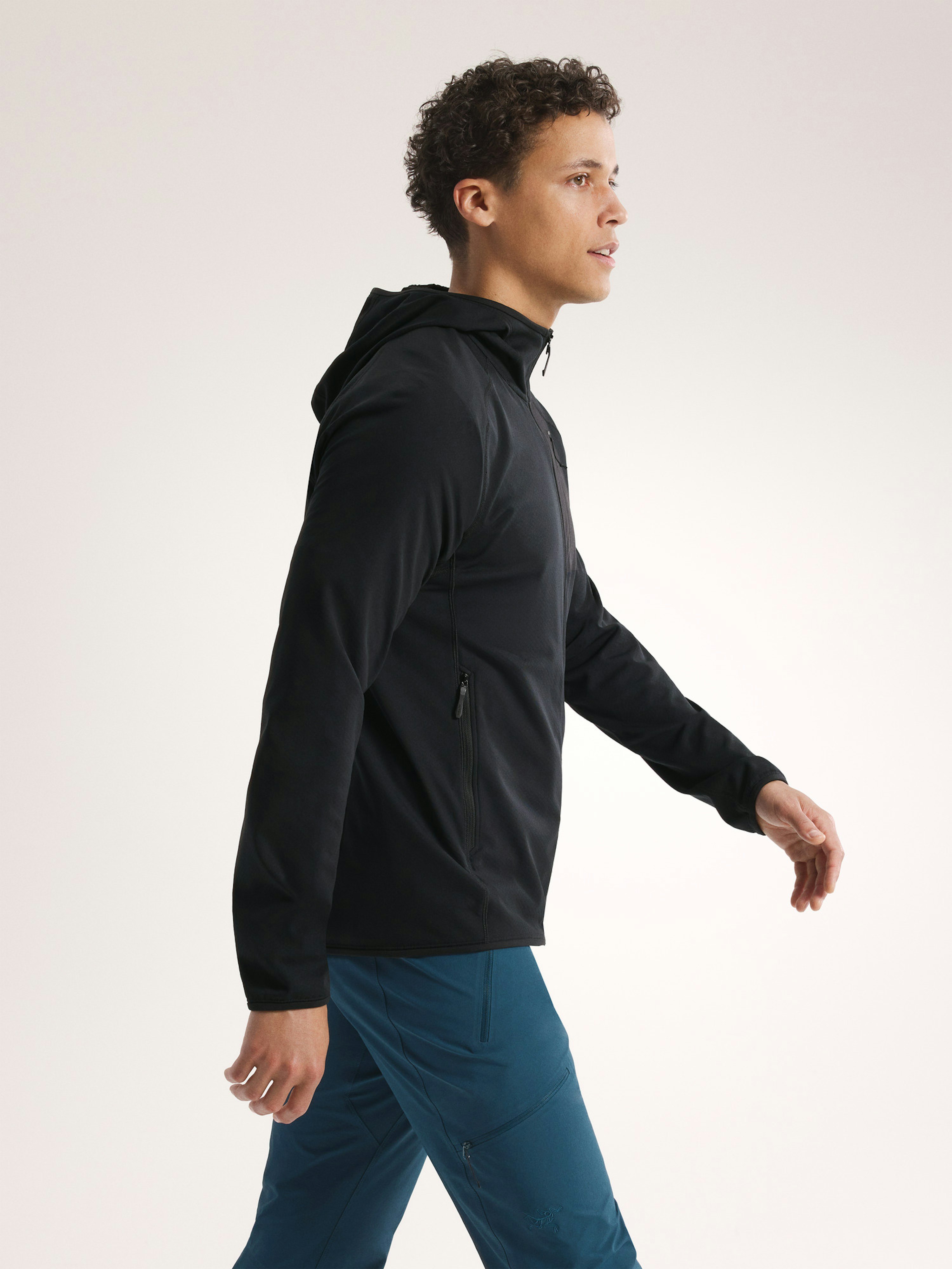 Delta Hoody Black Side View