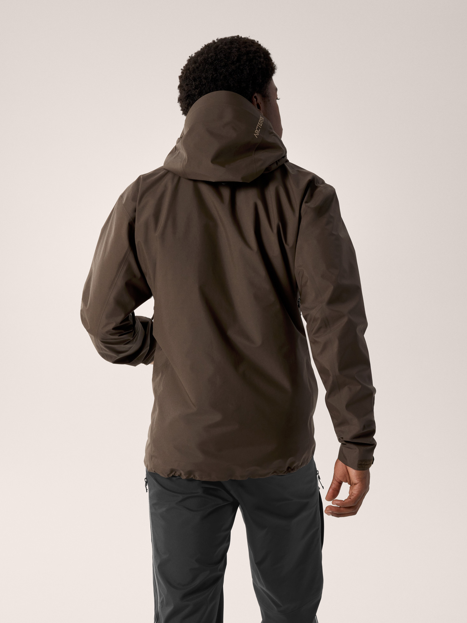 Beta SL Jacket Carob / Canvas Back View