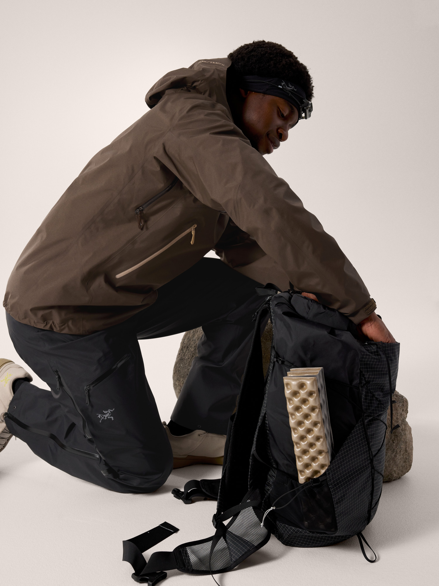 Beta SL Jacket Carob / Canvas Pit Zip