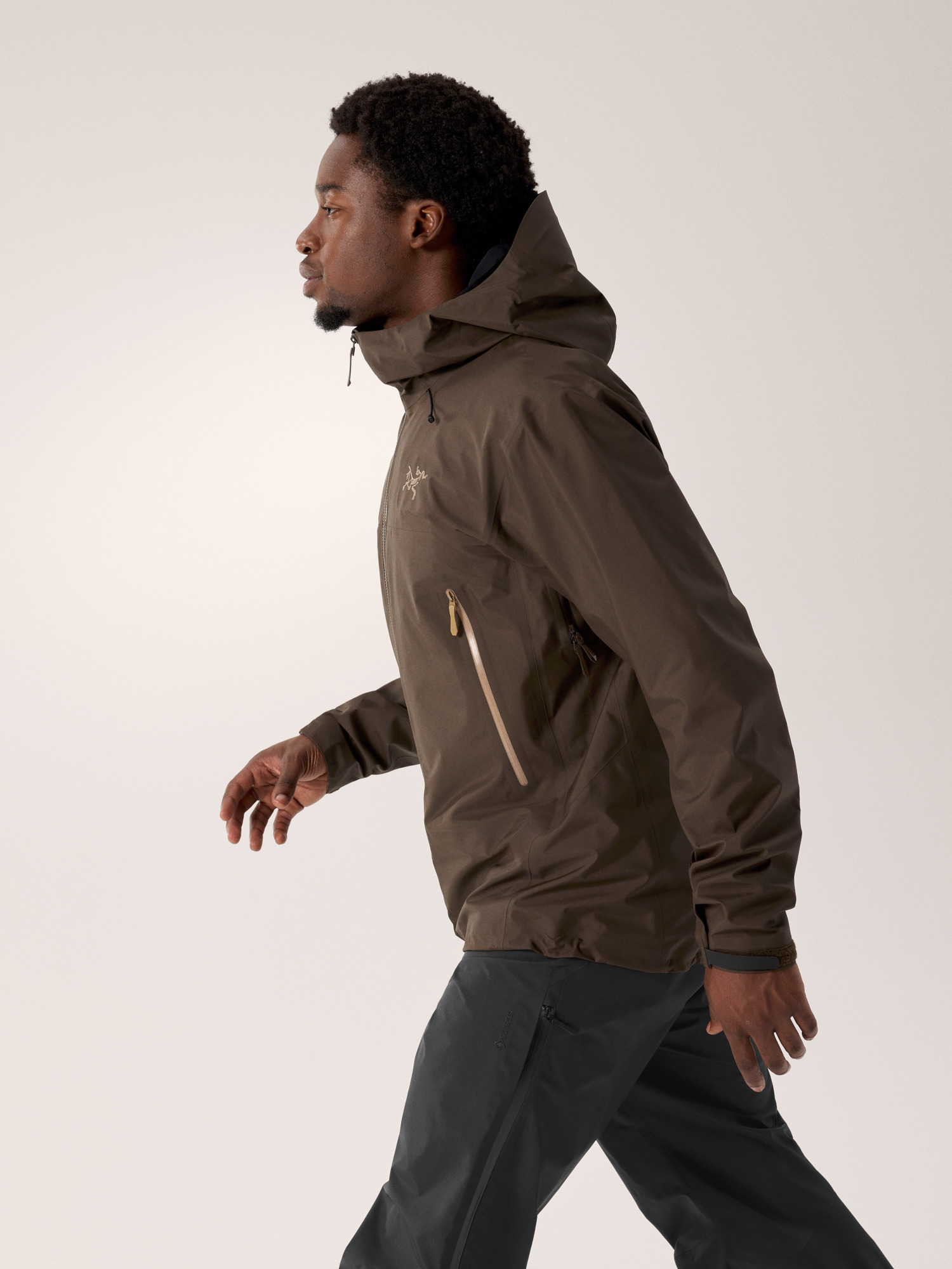 Beta SL Jacket Carob / Canvas Side View