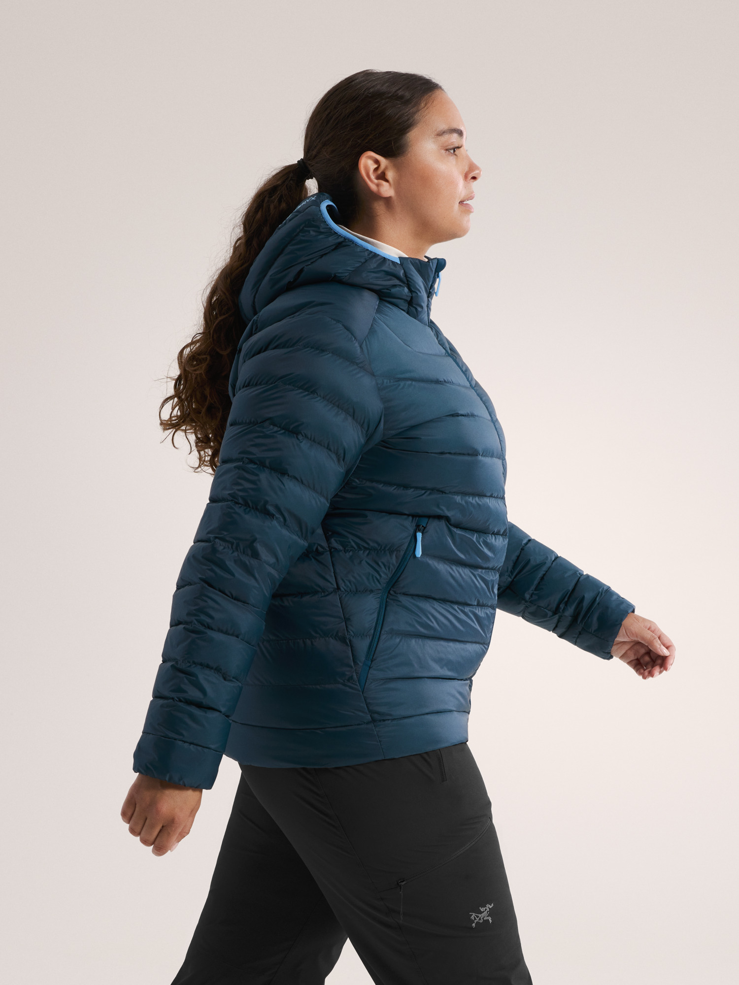 Cerium Hoody Women's Nightscape / Glacial Side View