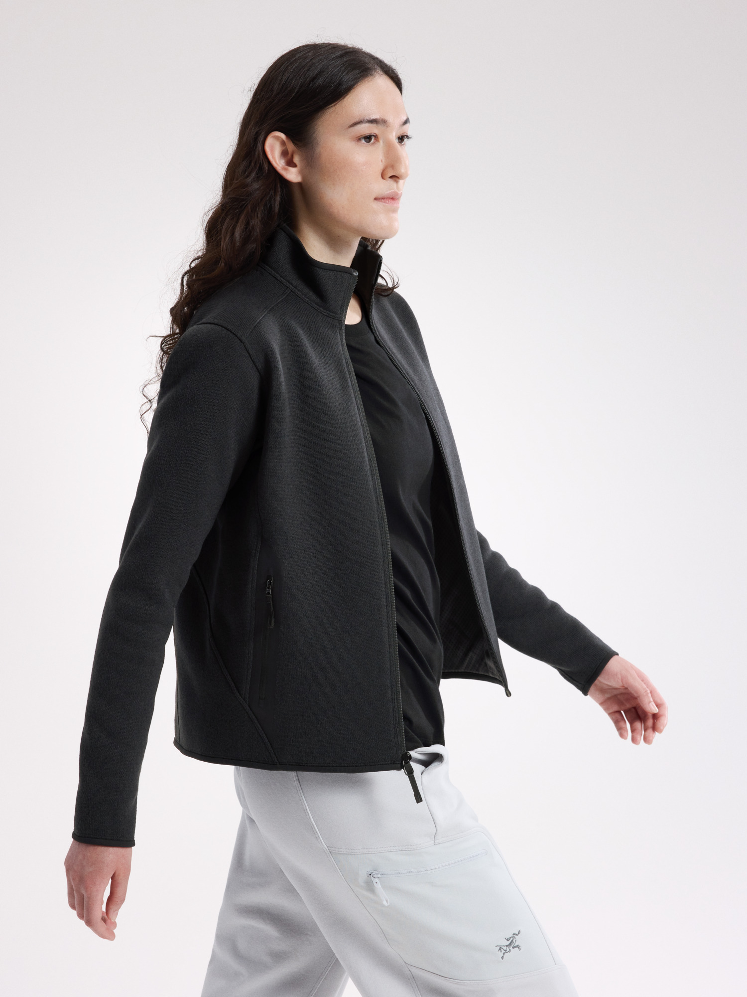 Covert Cardigan Women's Black Side View