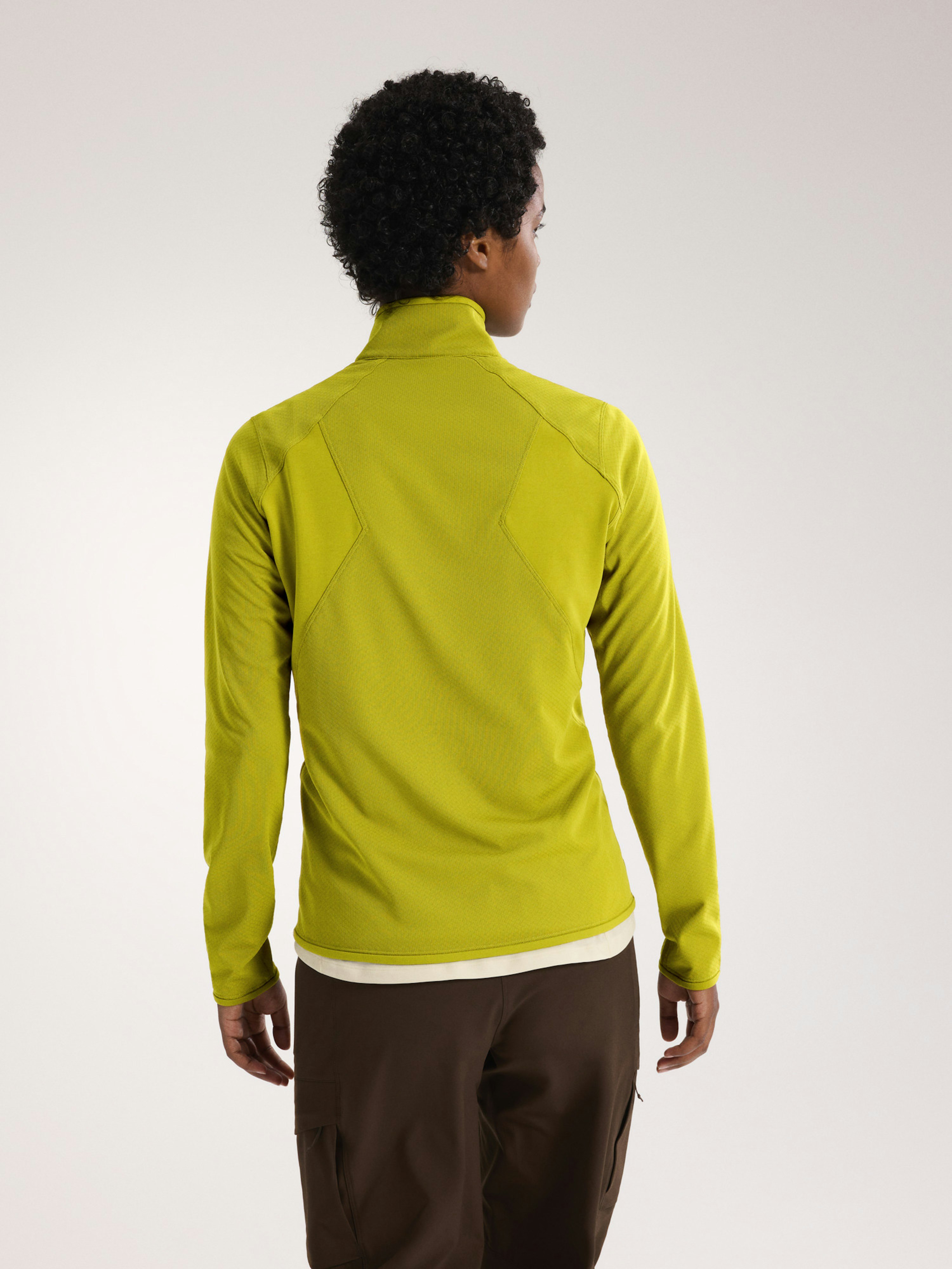 Delta Jacket Women's Olive Moss Back View
