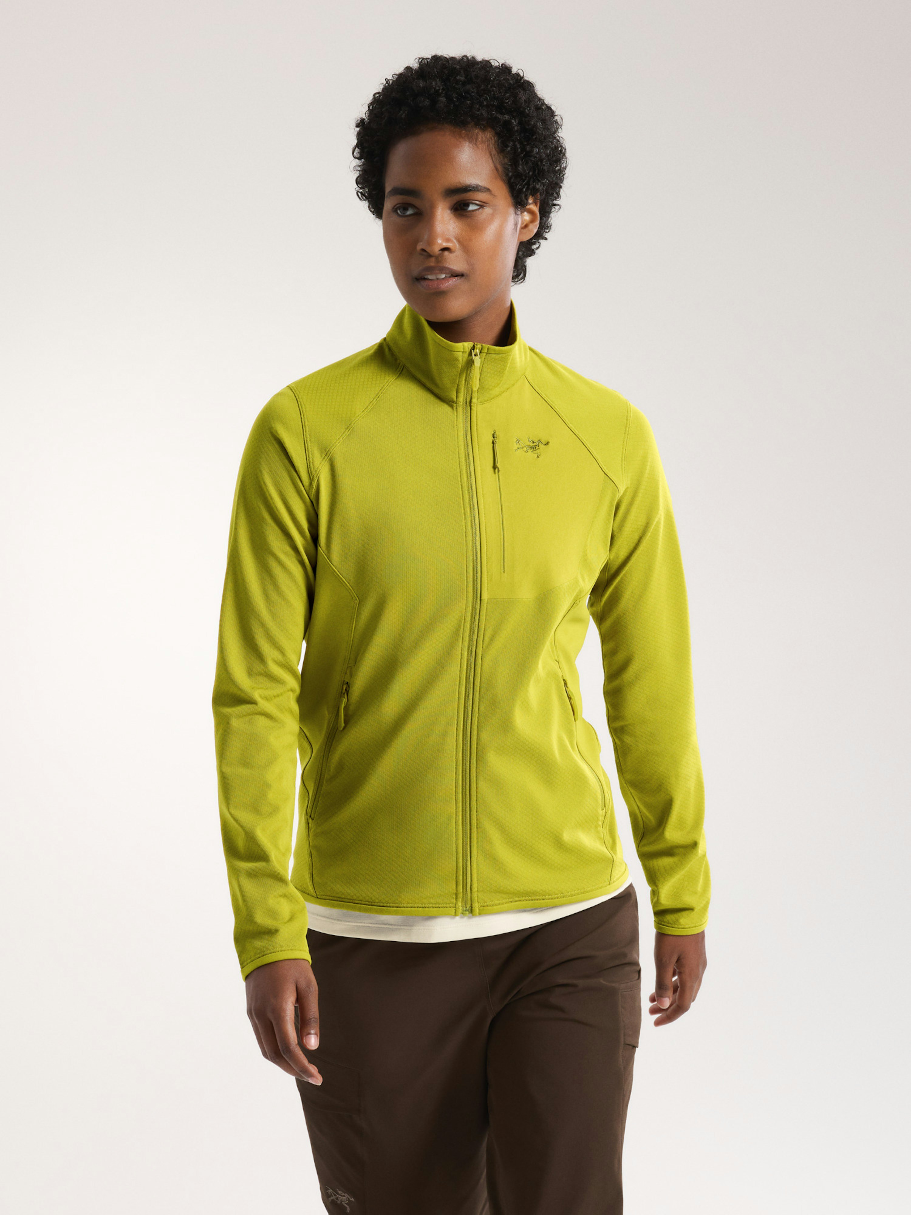 Delta Jacket Women's Olive Moss Front View