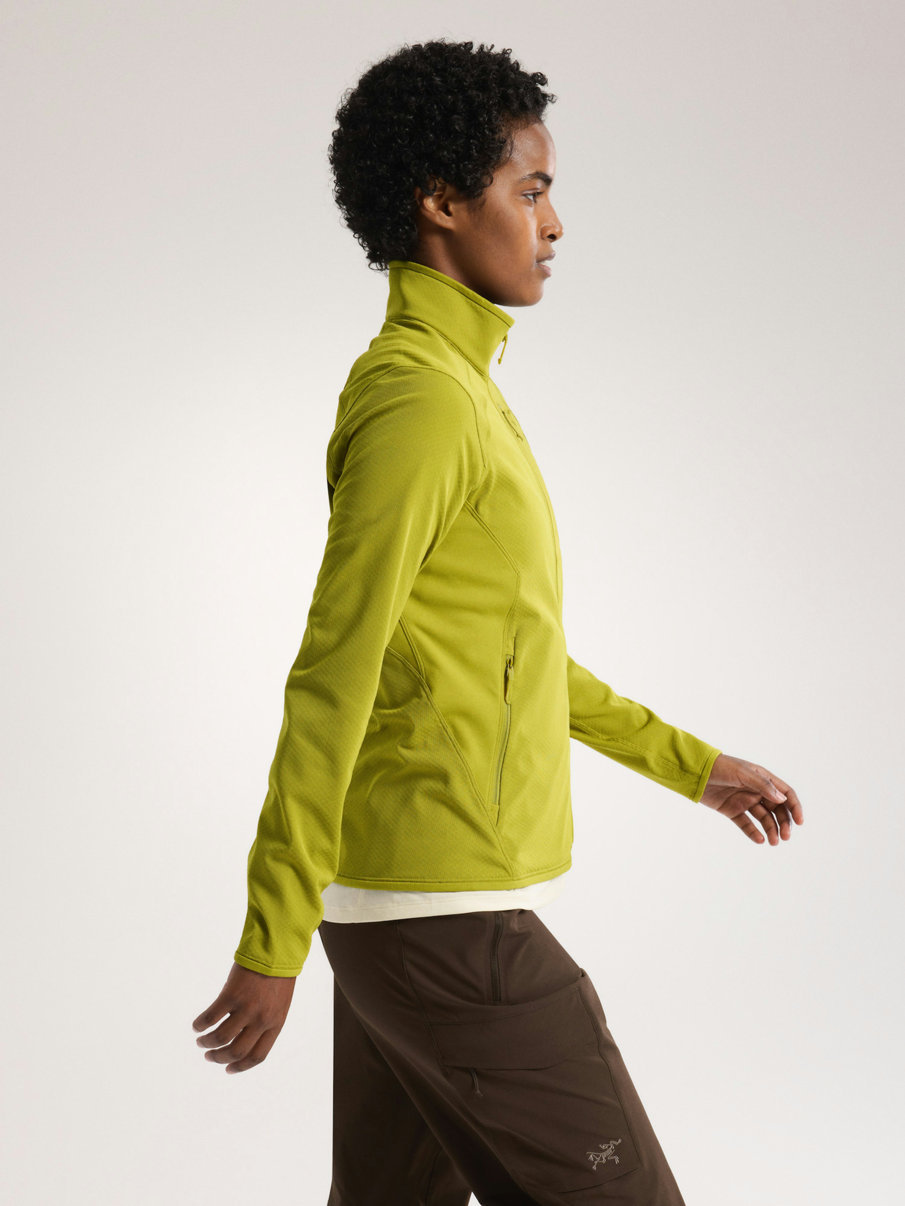 Delta Jacket Women's Olive Moss Side View